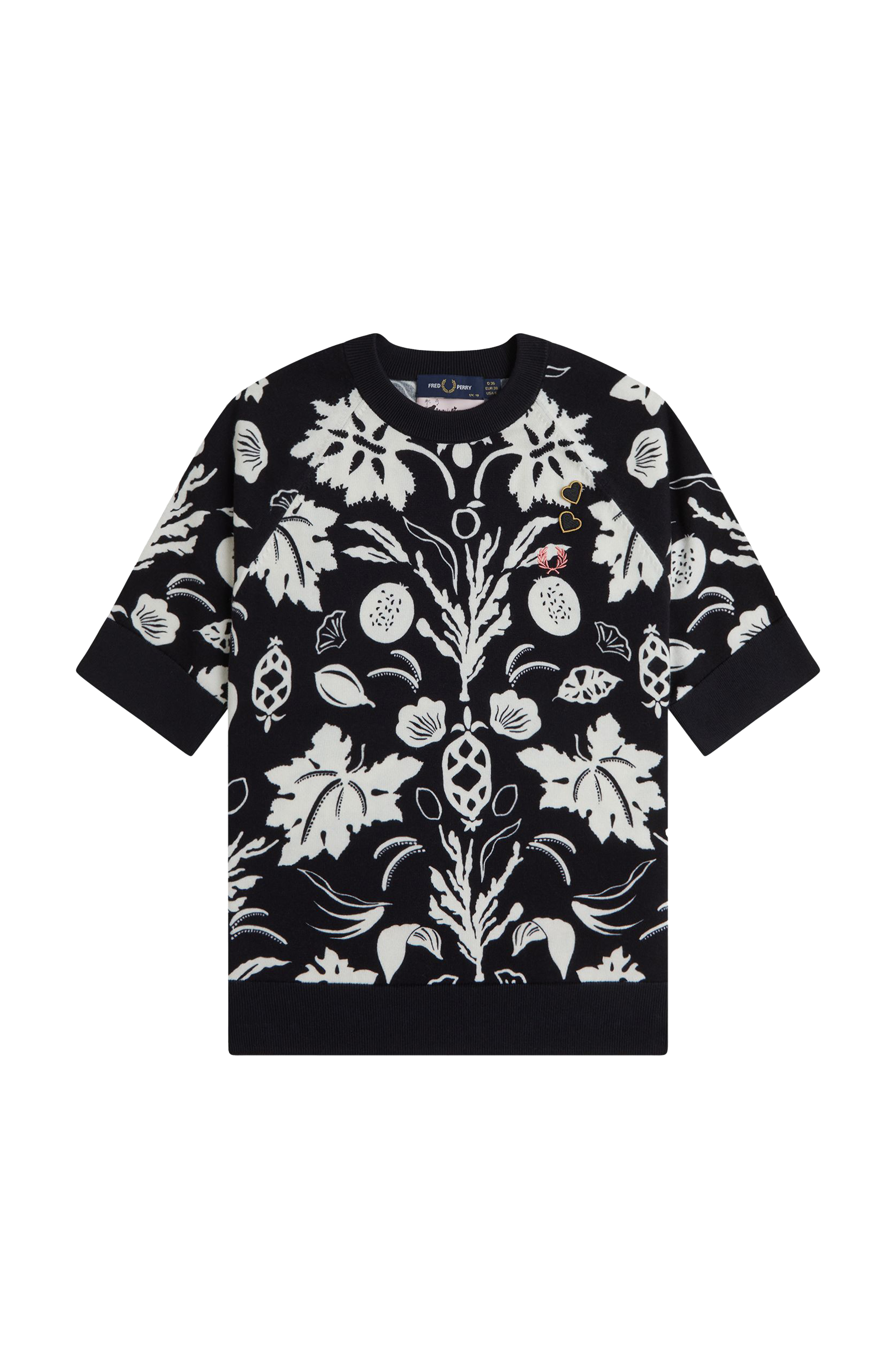 PRINTED KNITTED TOP