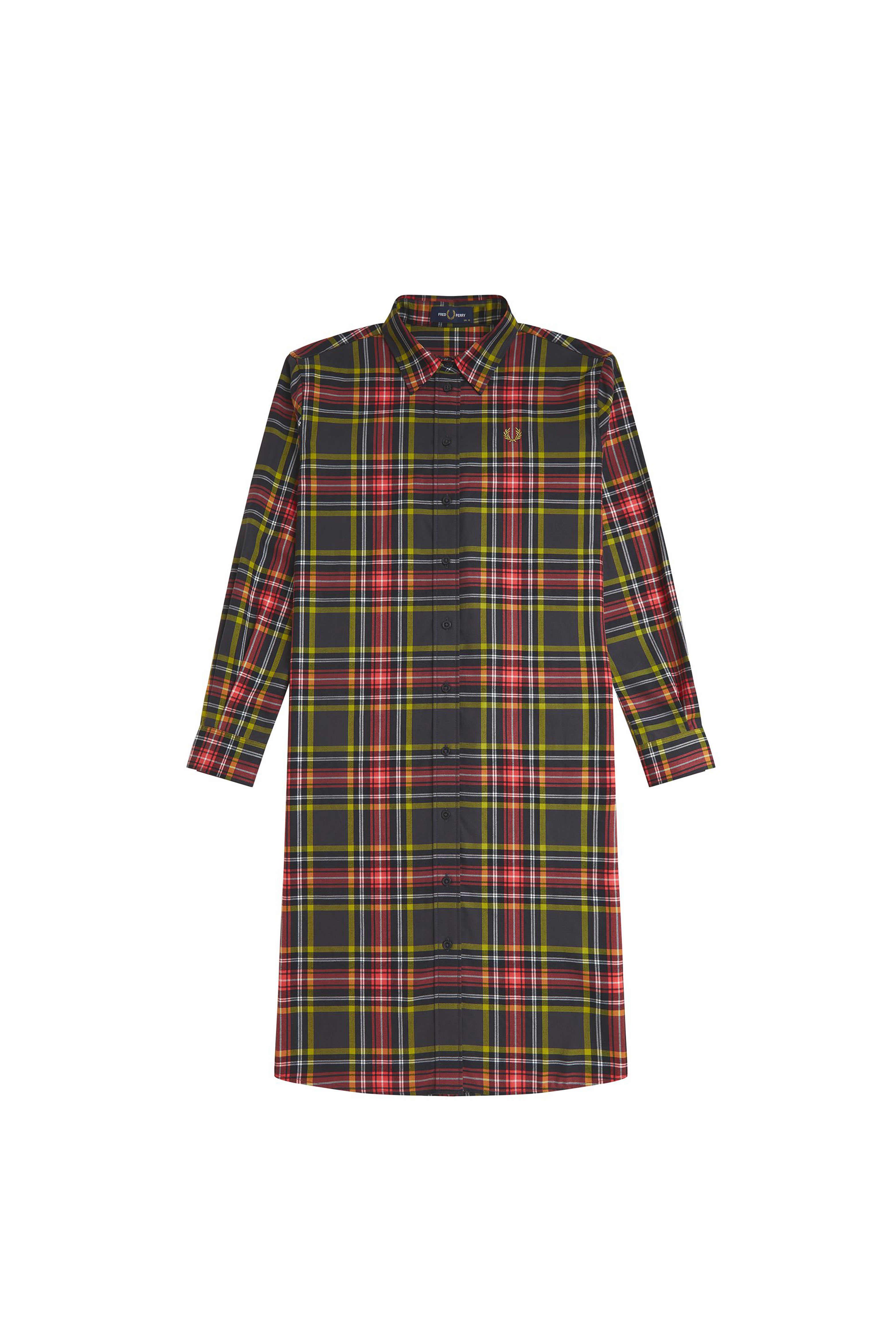 TARTAN SHIRT DRESS