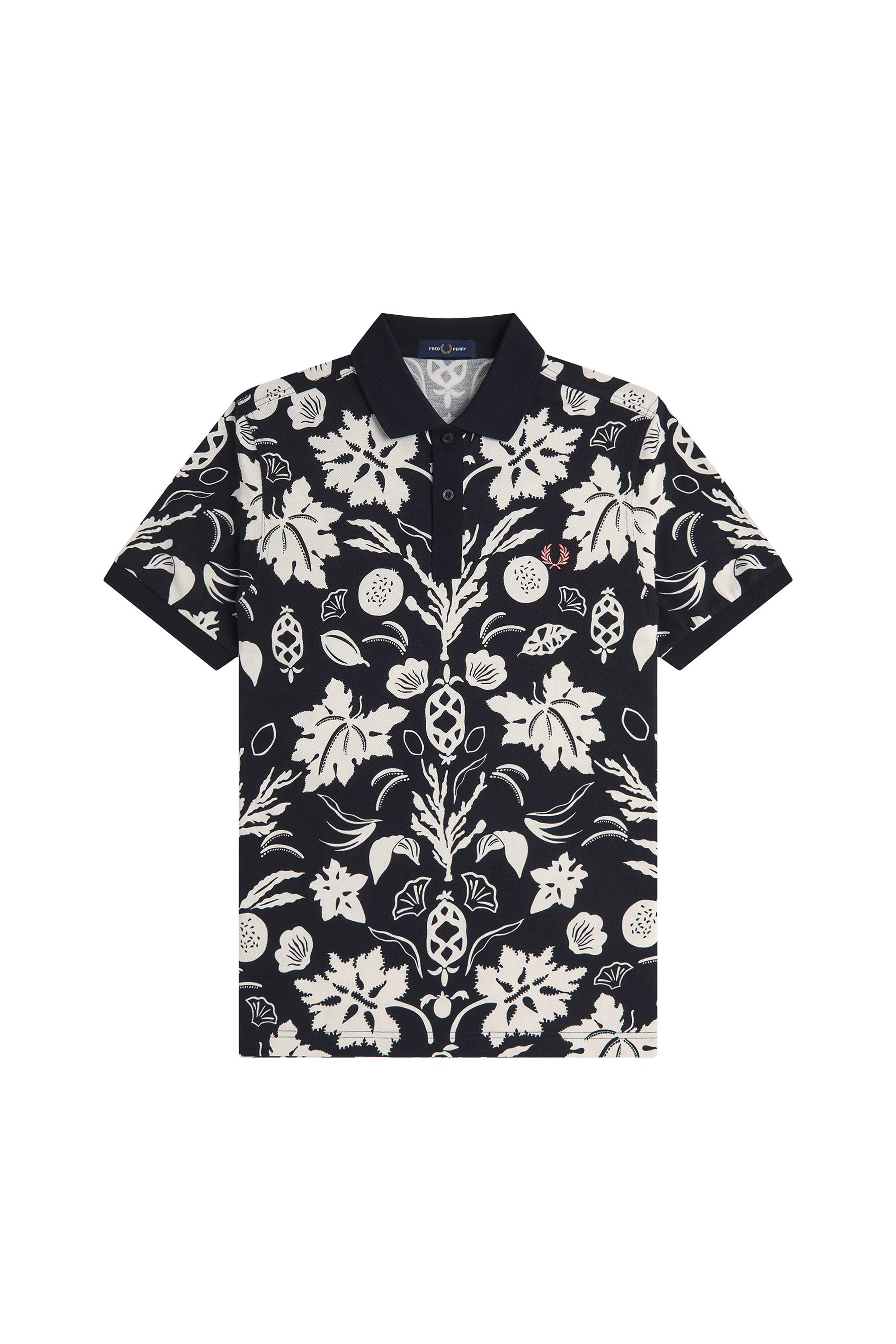 BOTANICAL PRINT POLO SHIRT