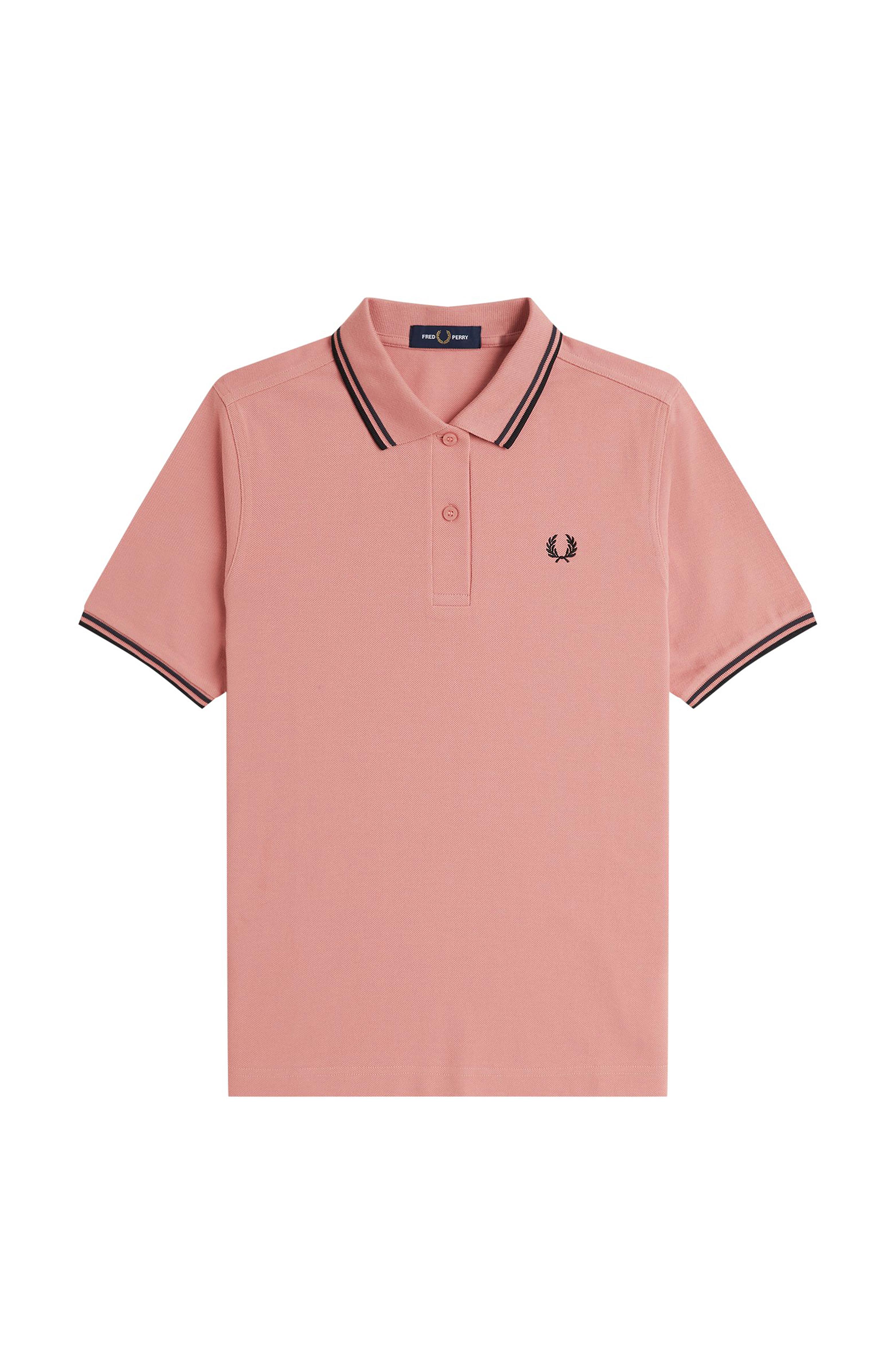 WOMEN'S TWIN TIPPED FRED PERRY SHIRT