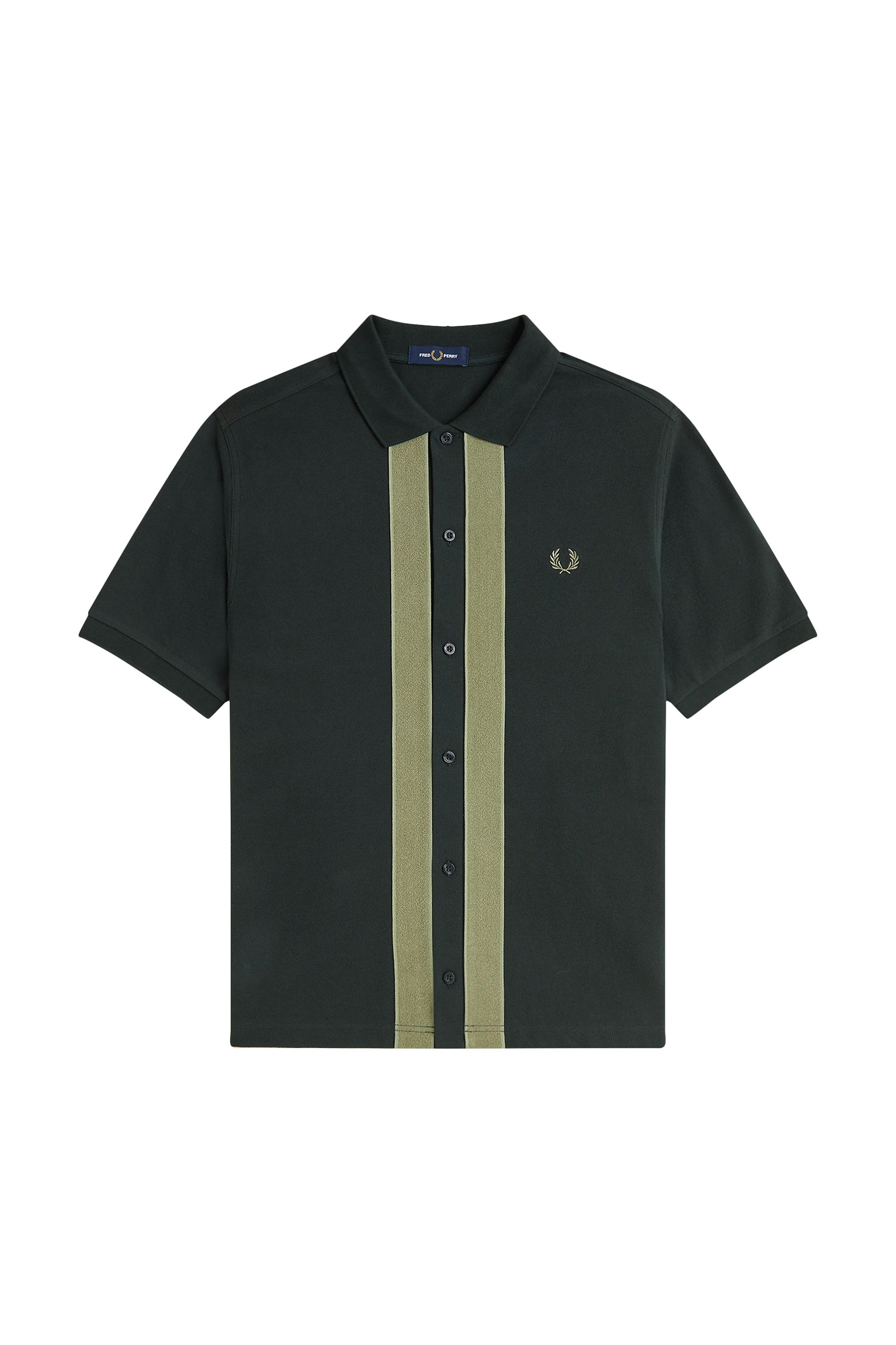 CHENILLE TAPE BUTTON THRU POLO