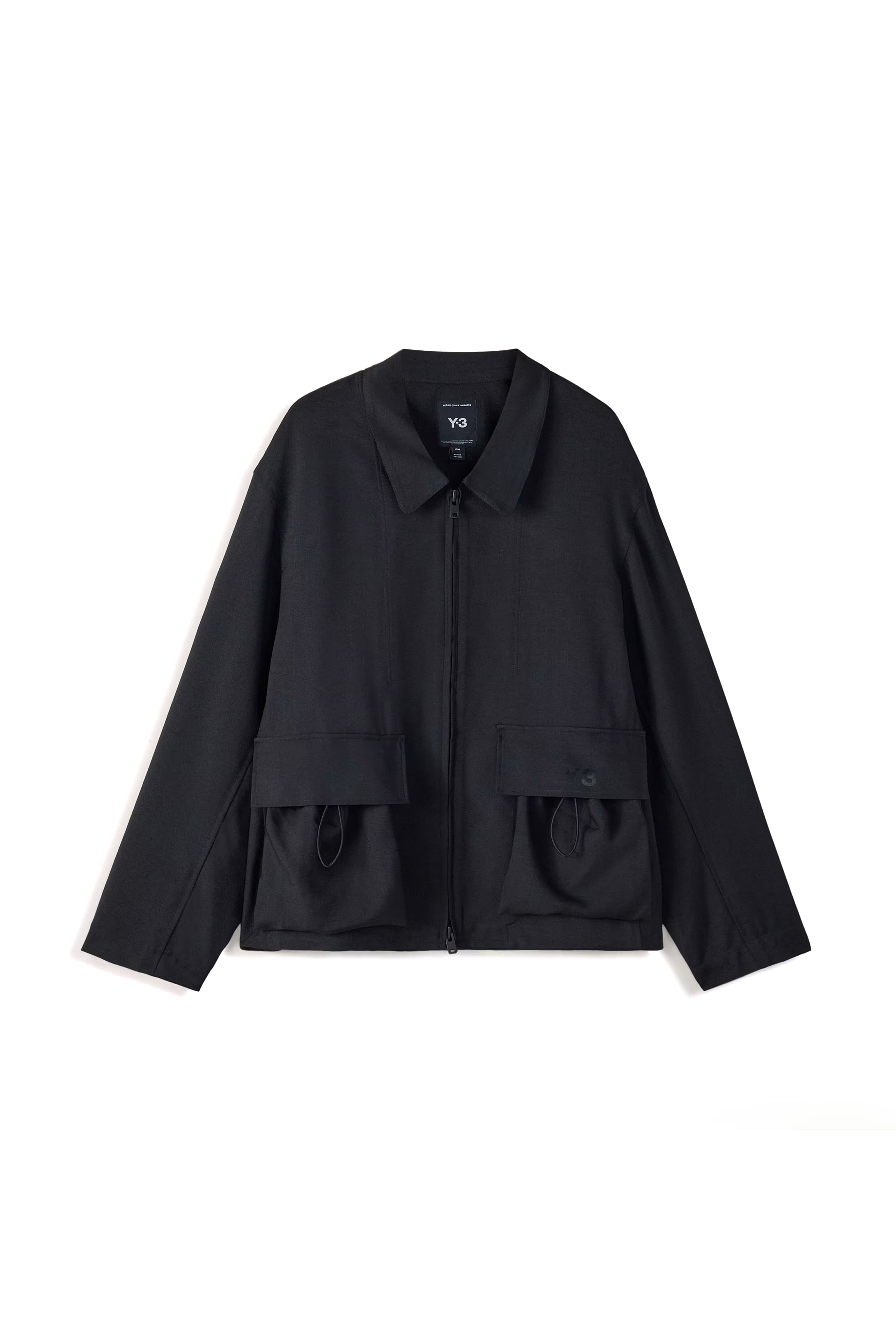 Y-3 COLLARED ZIPPED JACKET
