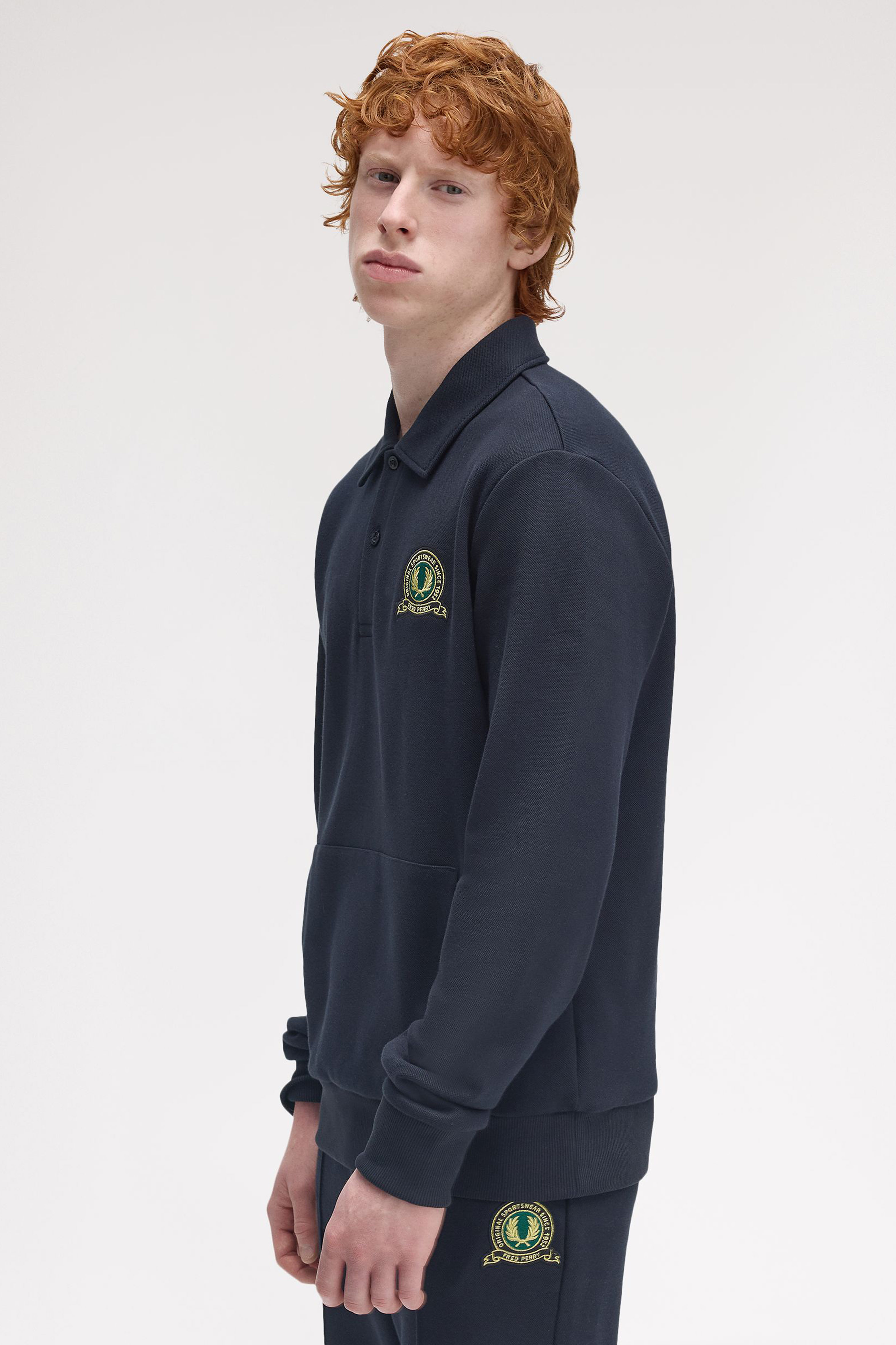 TENNIS BADGE COLLARED SWEATSHIRT thumbnail 5