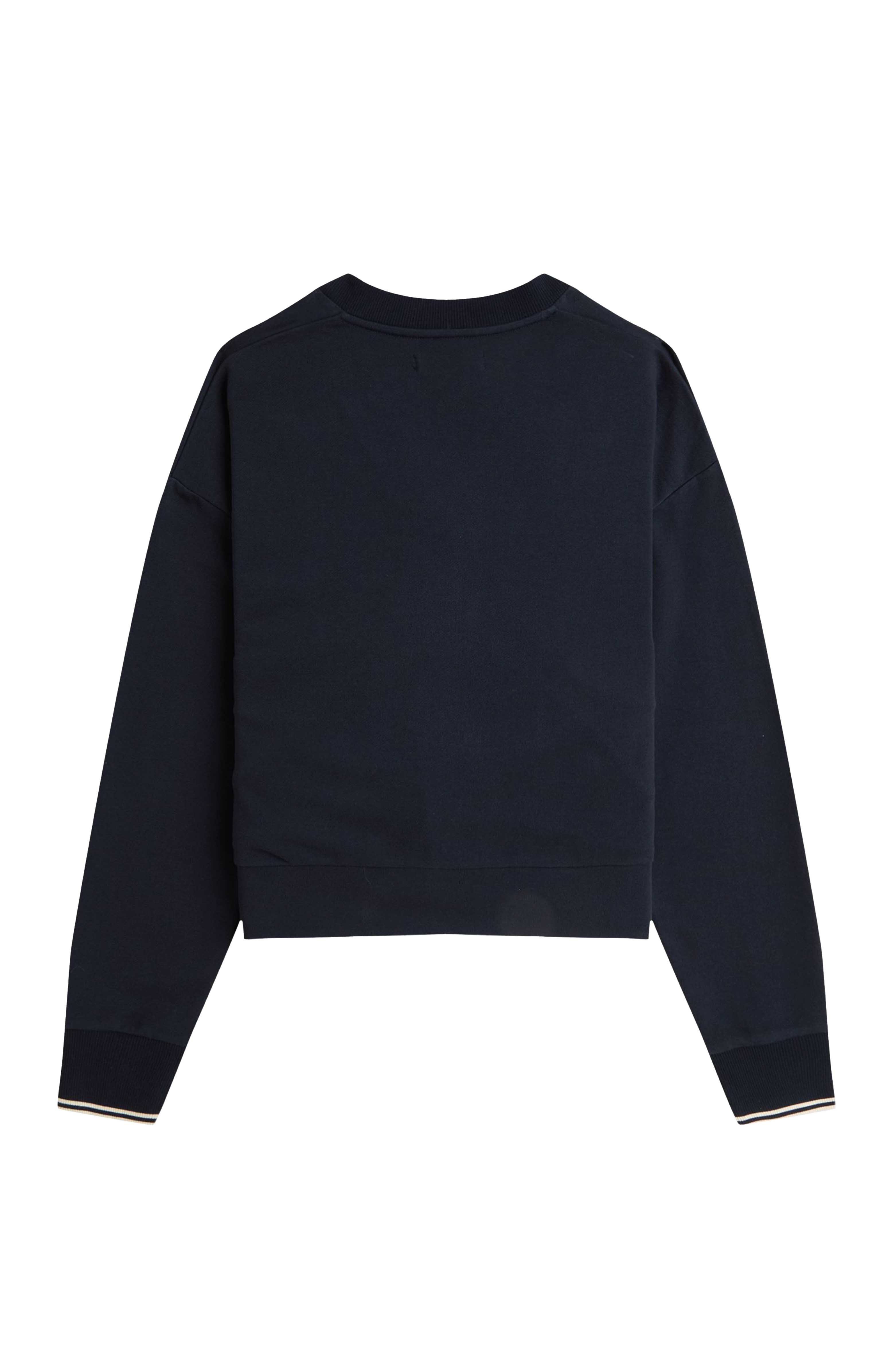 TIPPED SWEATSHIRT CARDIGAN thumbnail 2