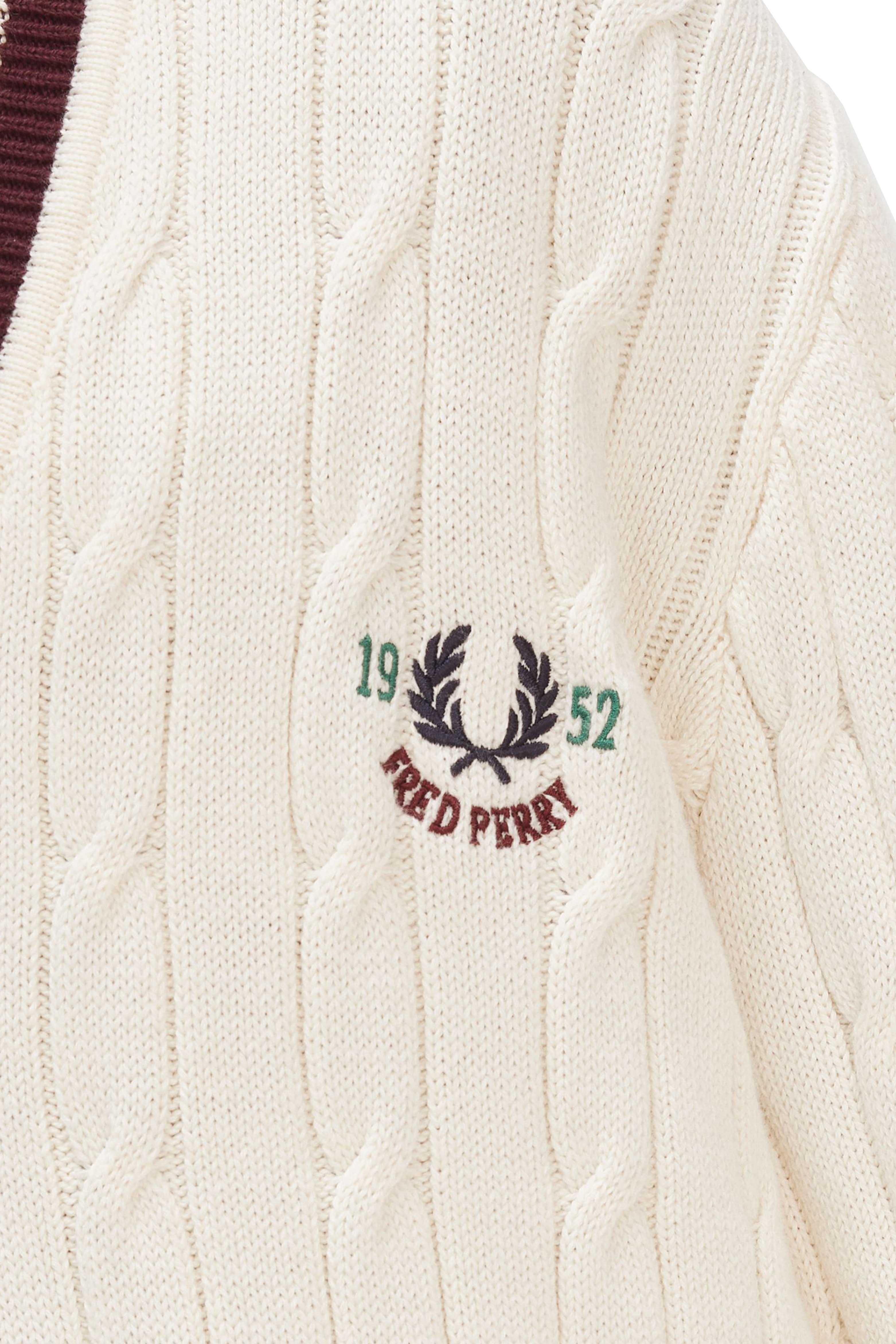 CABLE KNIT TENNIS JUMPER thumbnail 5