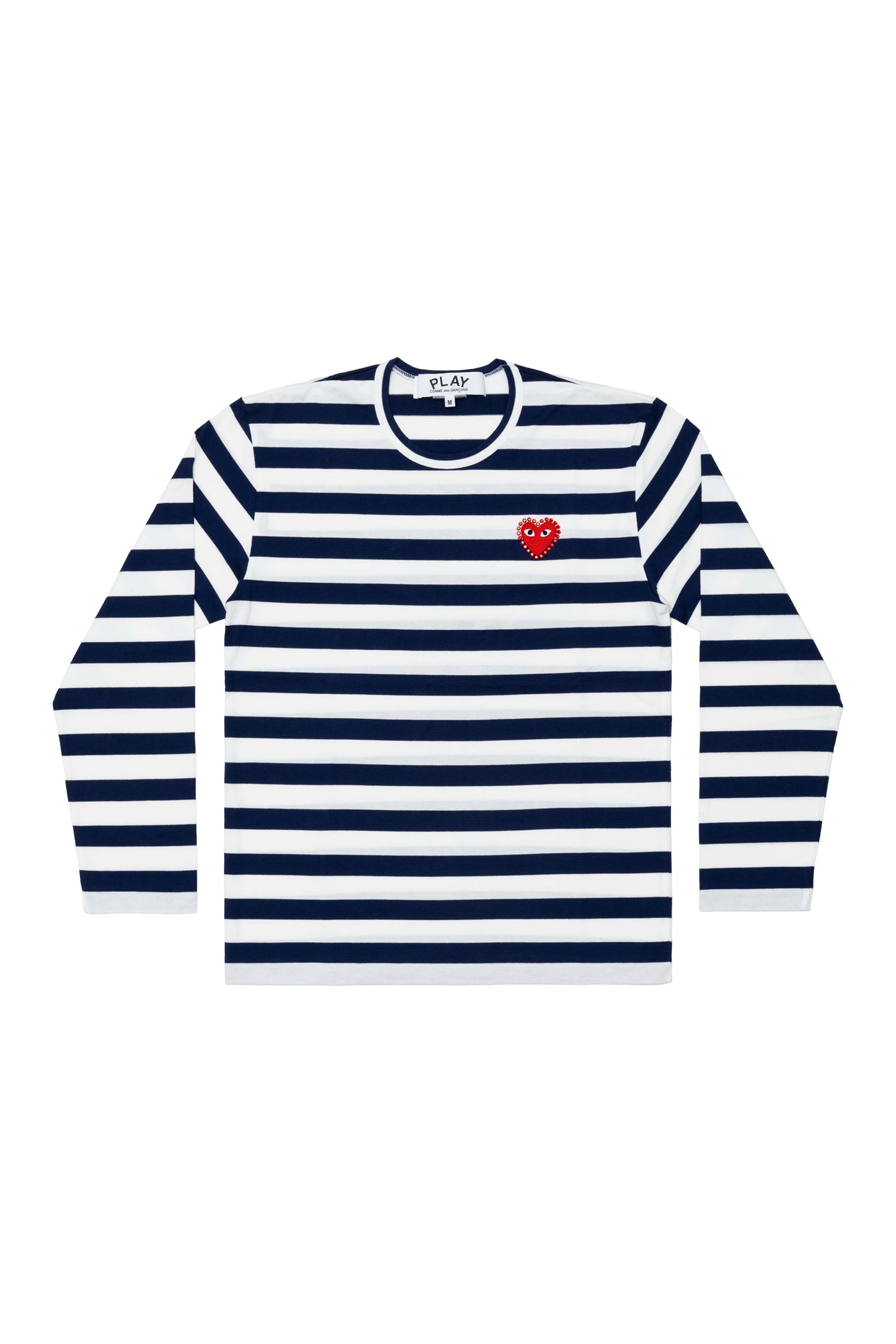 PLAY RHINESTONE EMBLEM STRIPE
