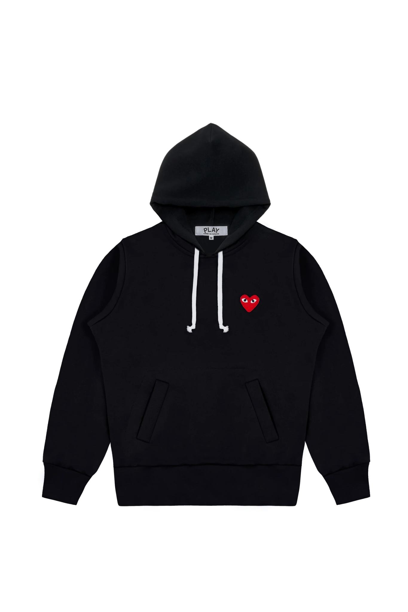 PLAY HOODIE WITH RED HEART