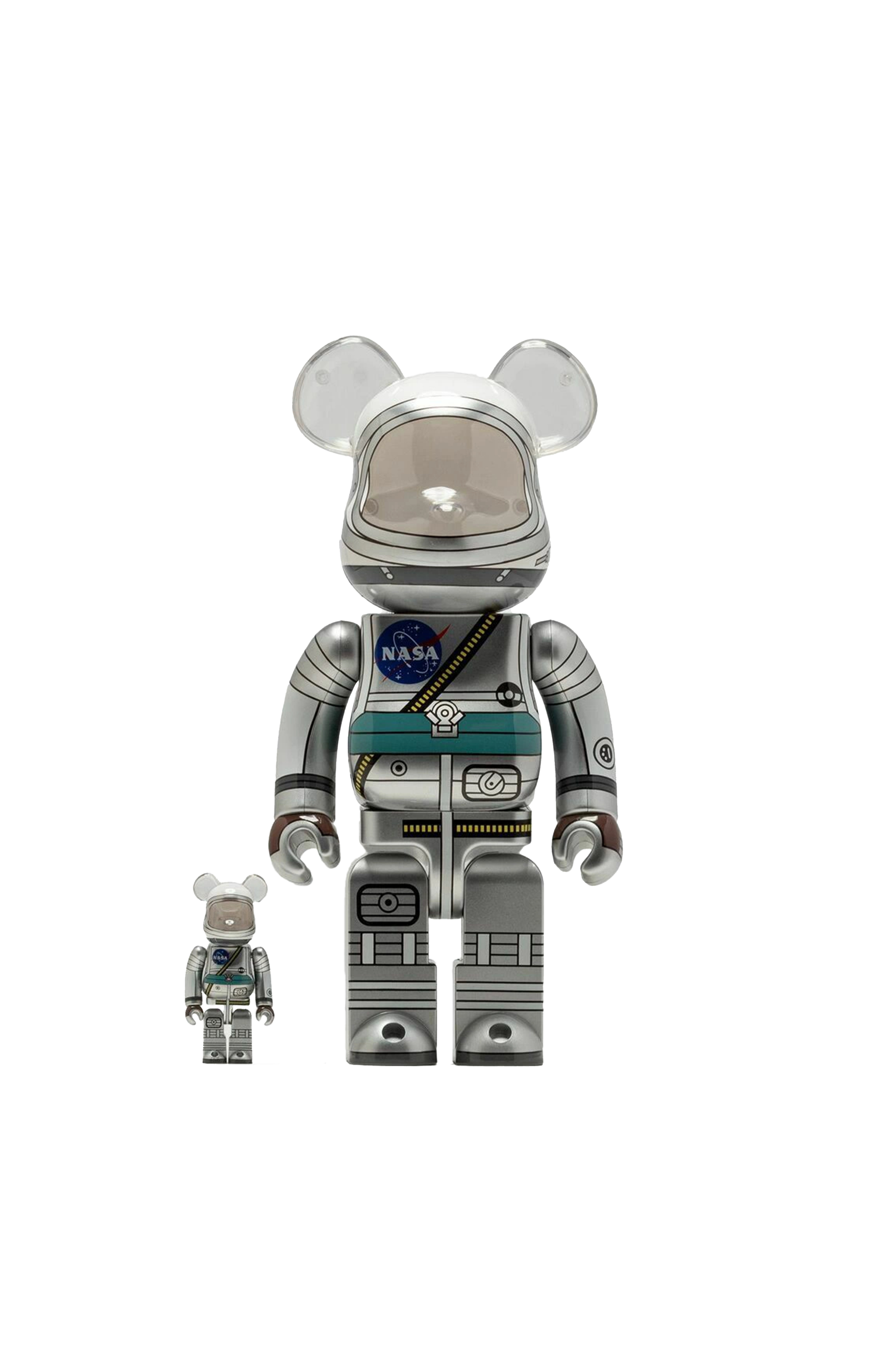 BE@RBRICK PROJECT MERCURY ASTRONAUT 100% & 400%