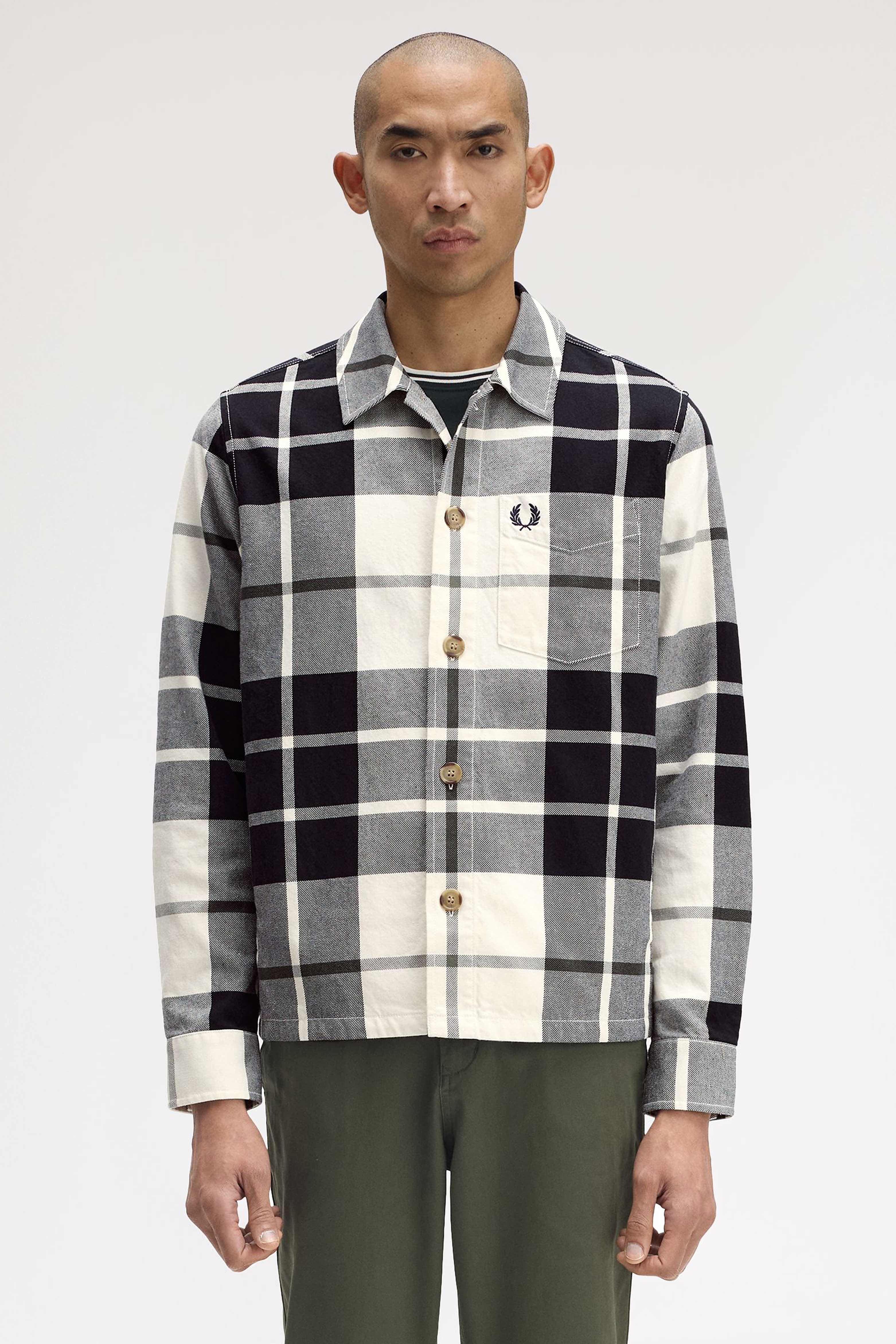 TARTAN TWILL OVERSHIRT thumbnail 7