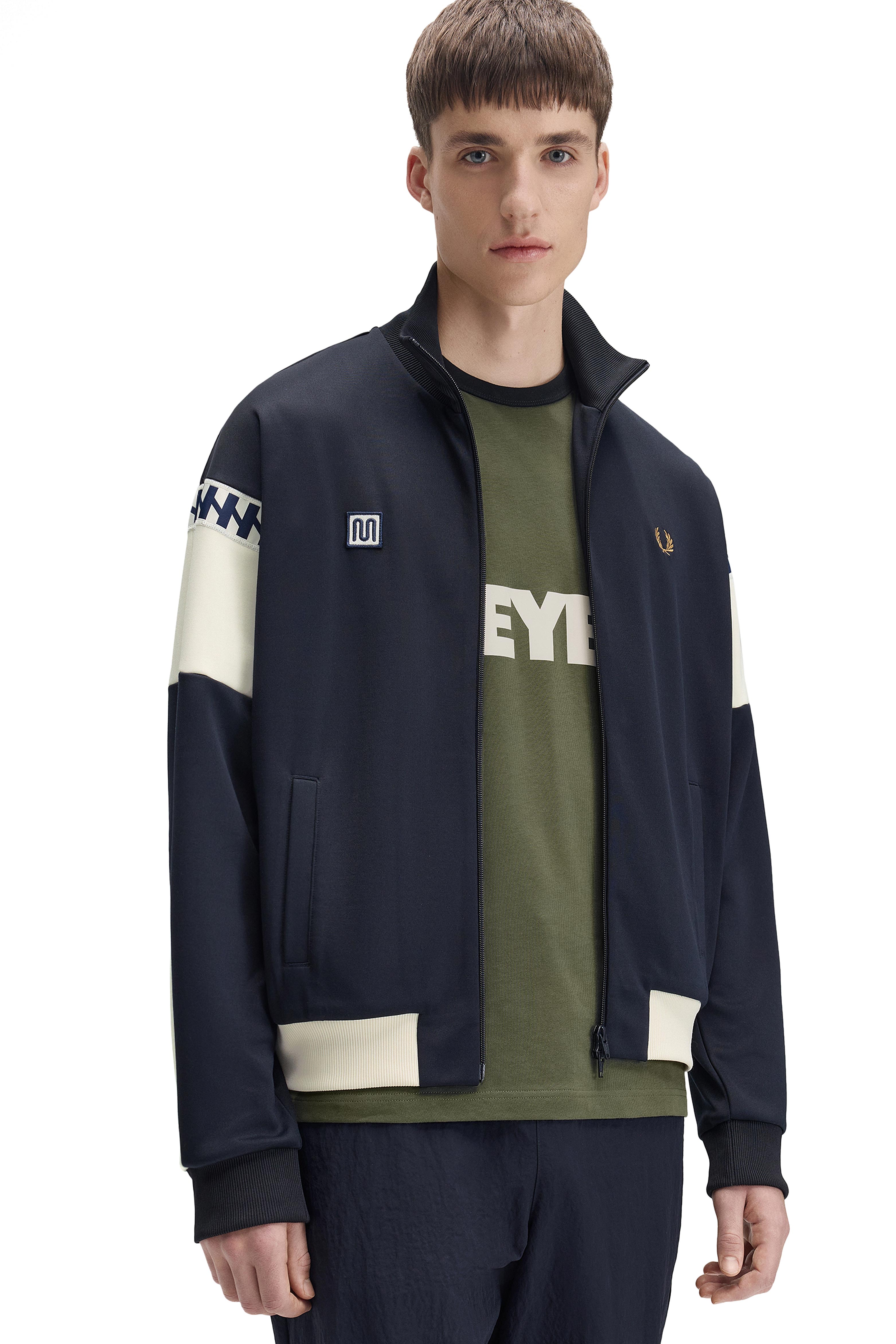 FRED PERRY X MEYBA MEN'S CUT AND SEW TRACK JACKET thumbnail 5