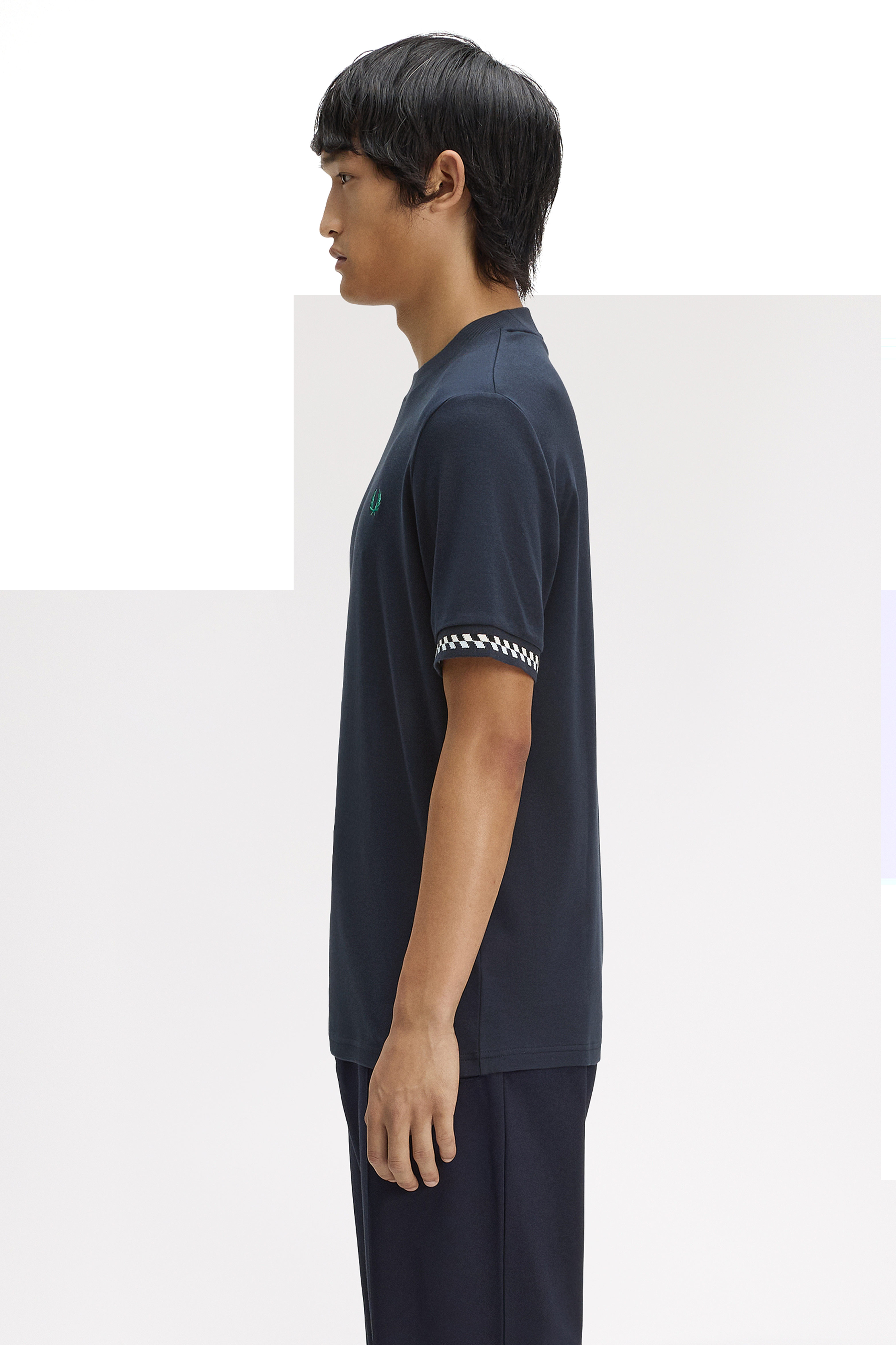 MEN'S JACQUARD CUFF T-SHIRT thumbnail 5
