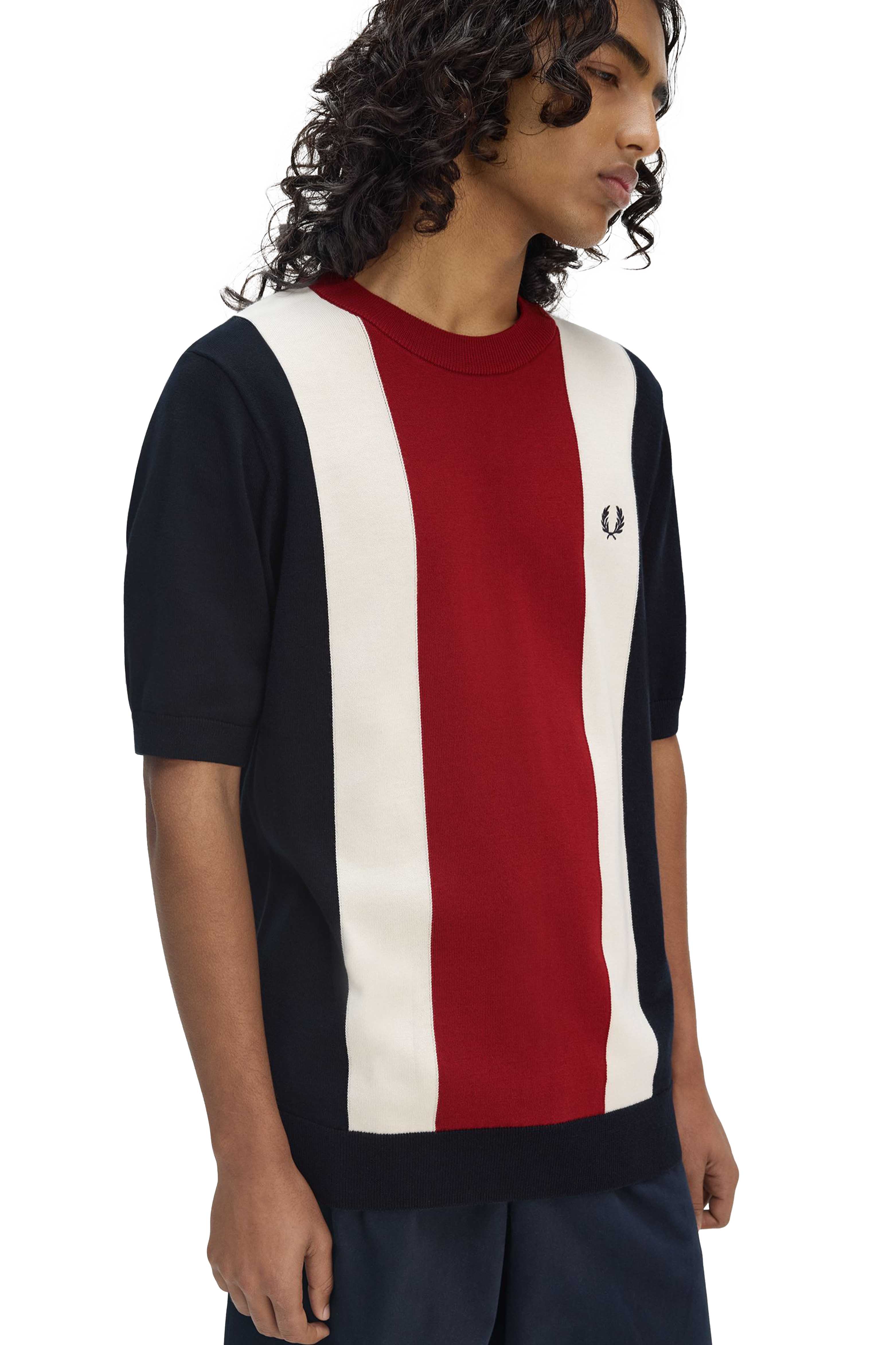 VERTICAL STRIPE KNITTED TSHIRT thumbnail 3