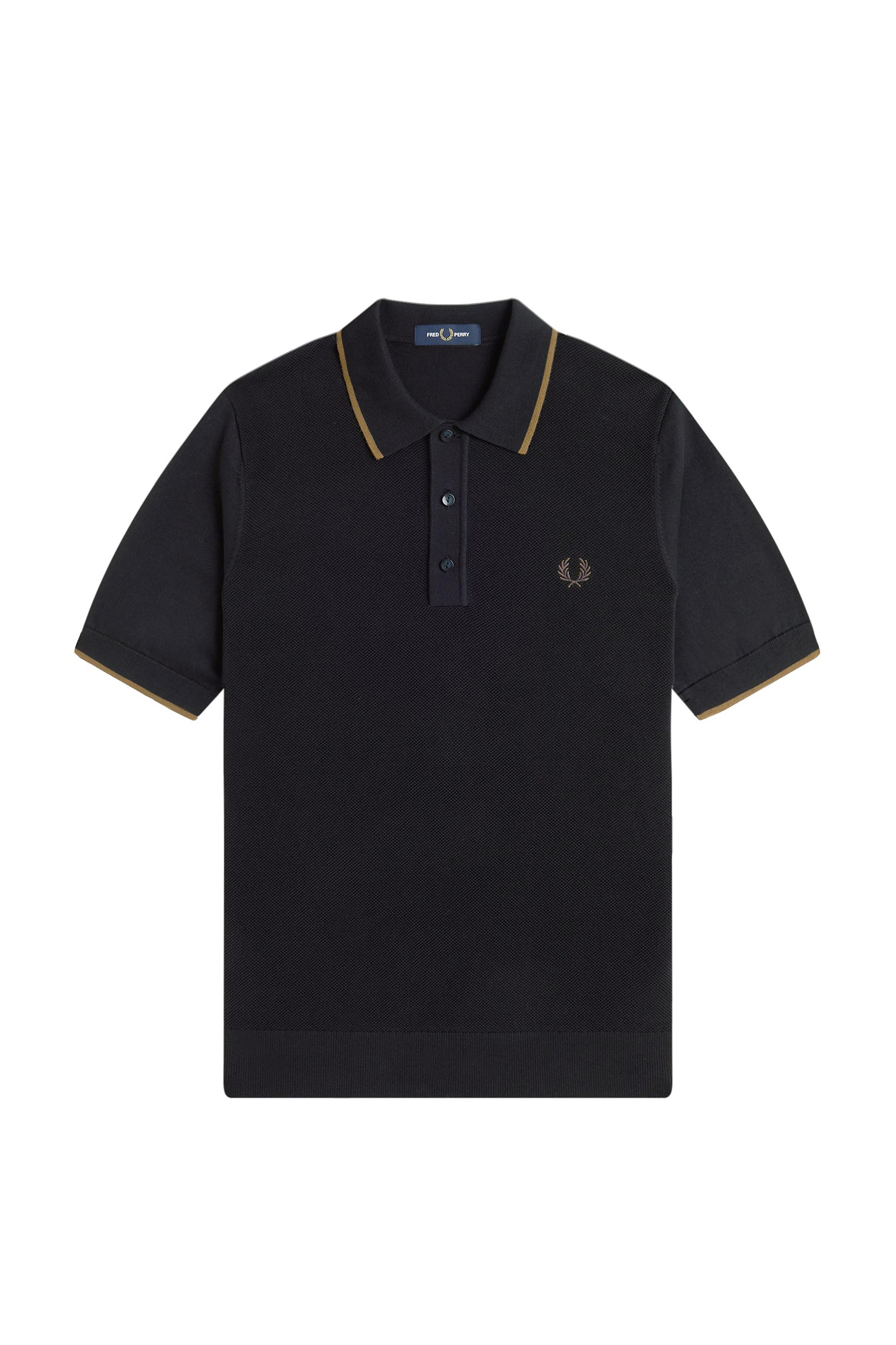 PIQUE STITCH KNITTED SHIRT