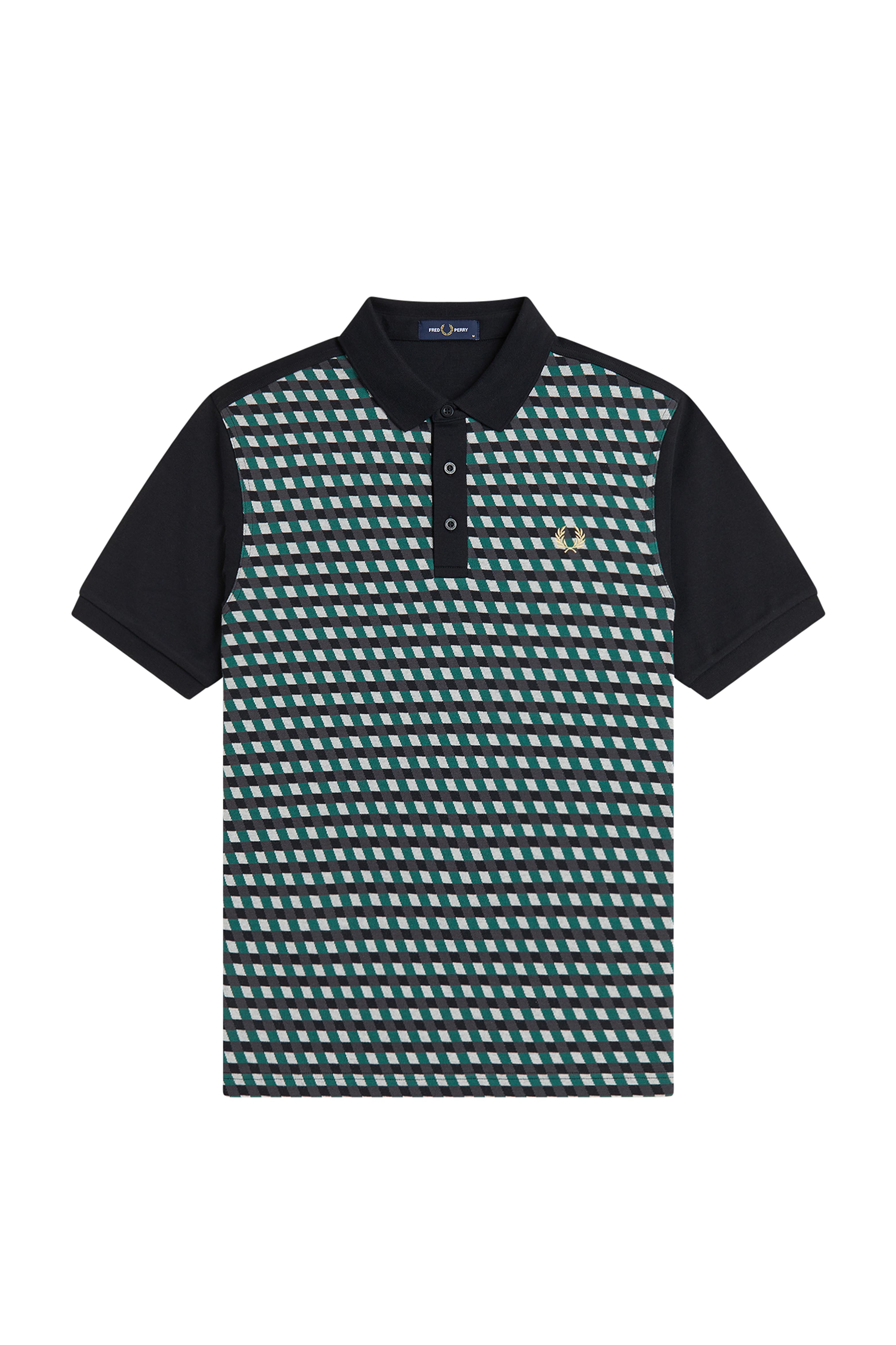 MEN'S GEOMETRIC POLO SHIRT