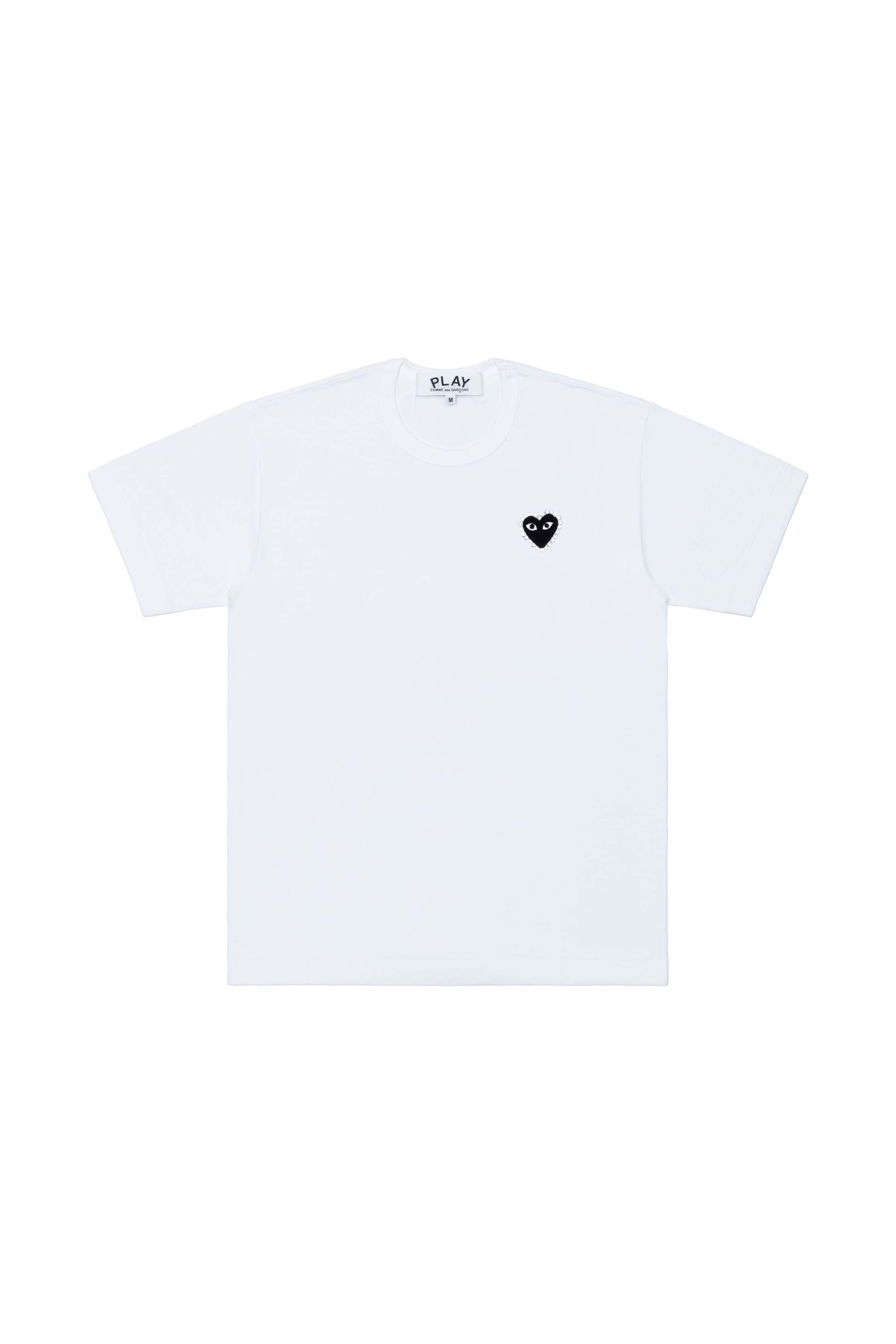 PLAY RHINESTONE EMBLEM T-SHIRT