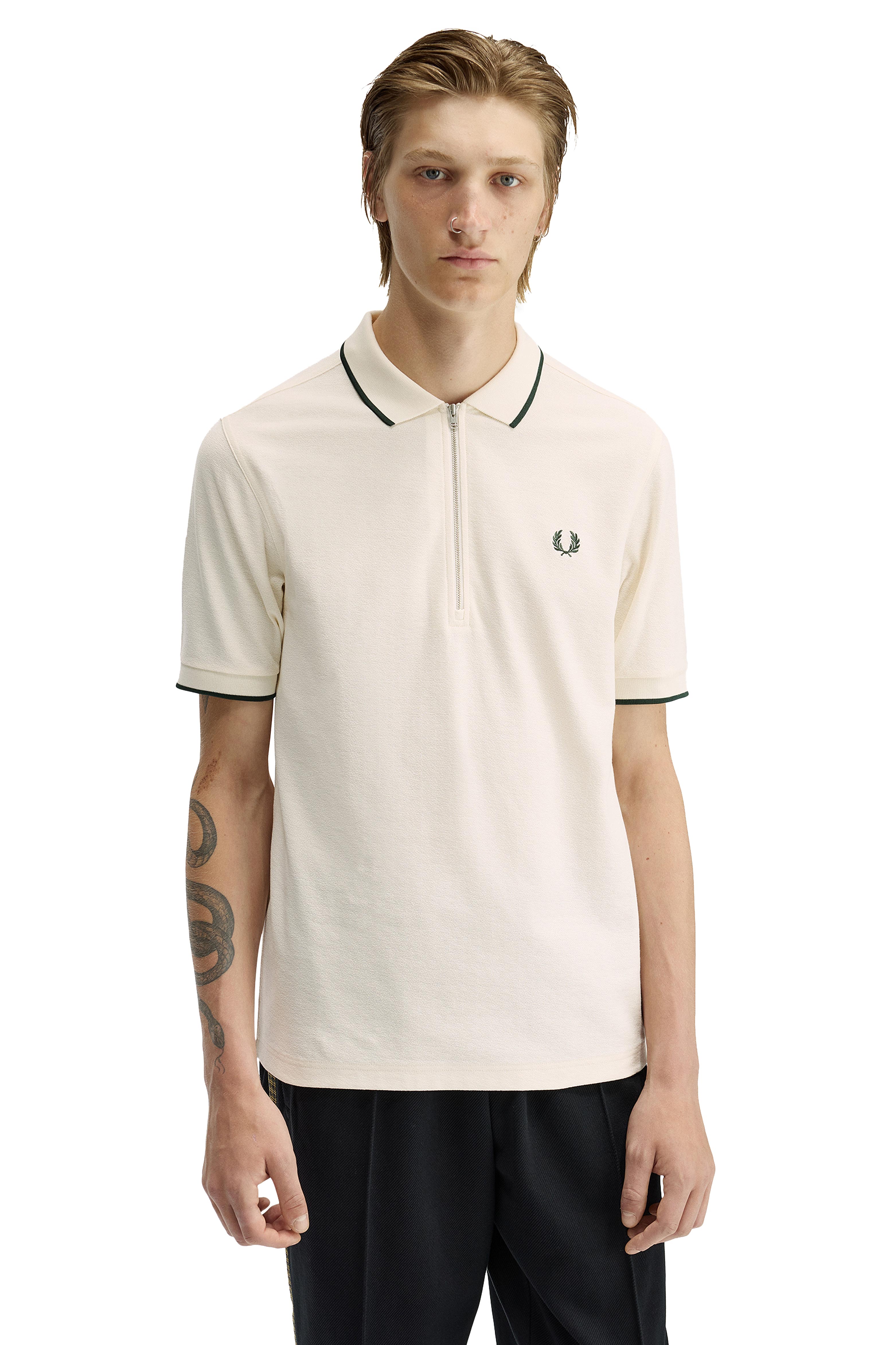MEN'S CREPE PIQUE POLO SHIRT thumbnail 3