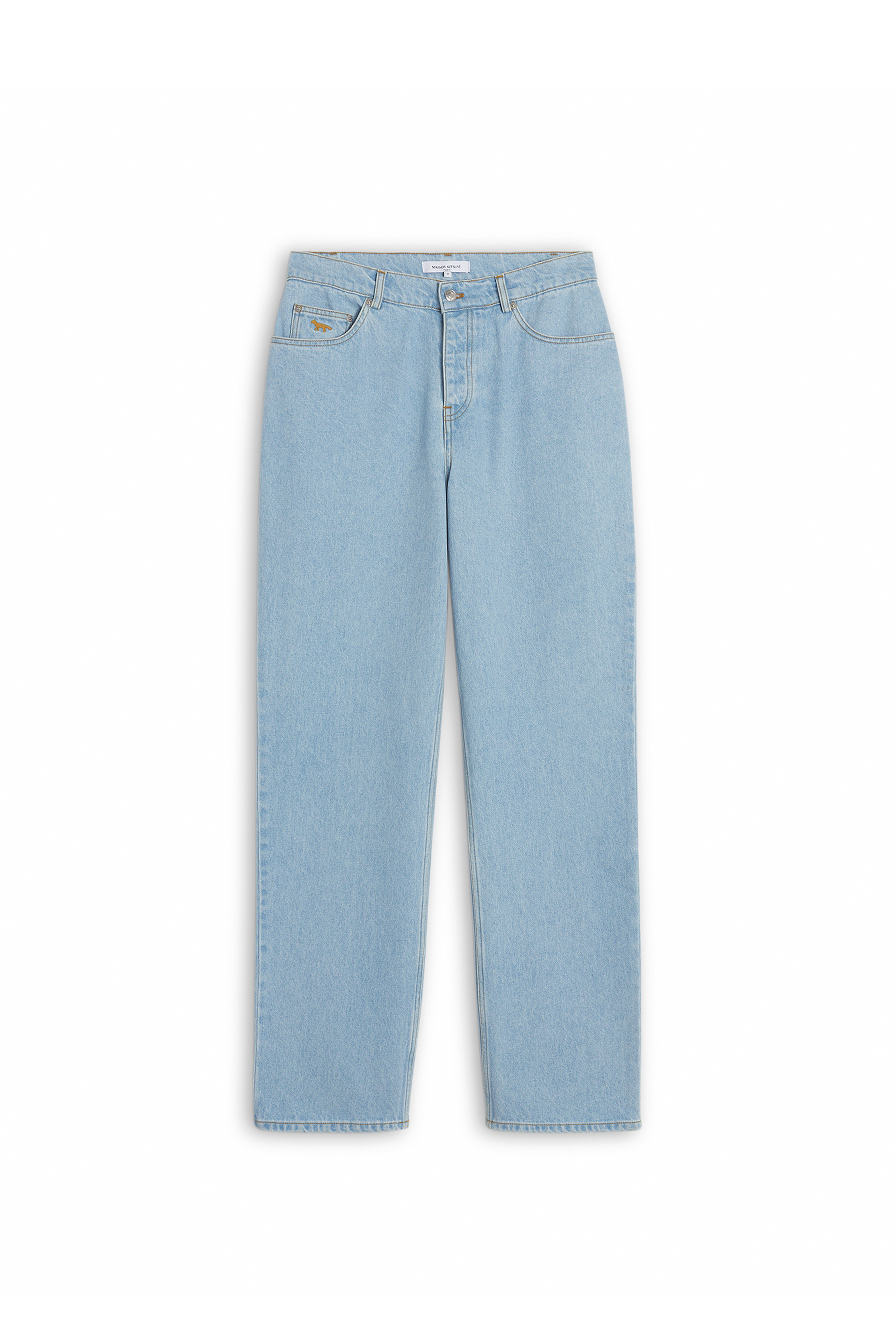 MENS RELAXED WASHED DENIM JEANS