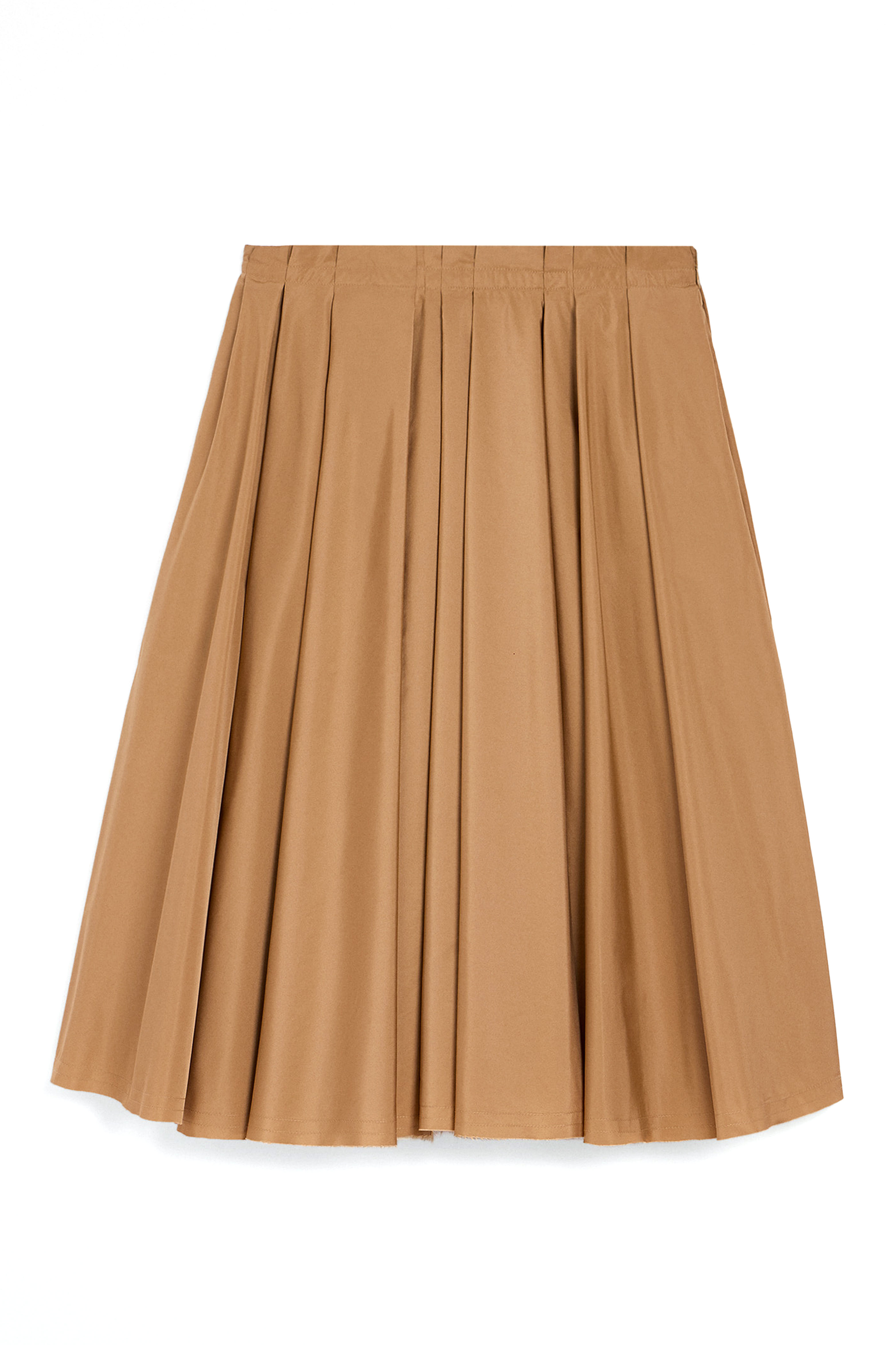 WOMEN'S MIDI SKIRT WITH GATHERING