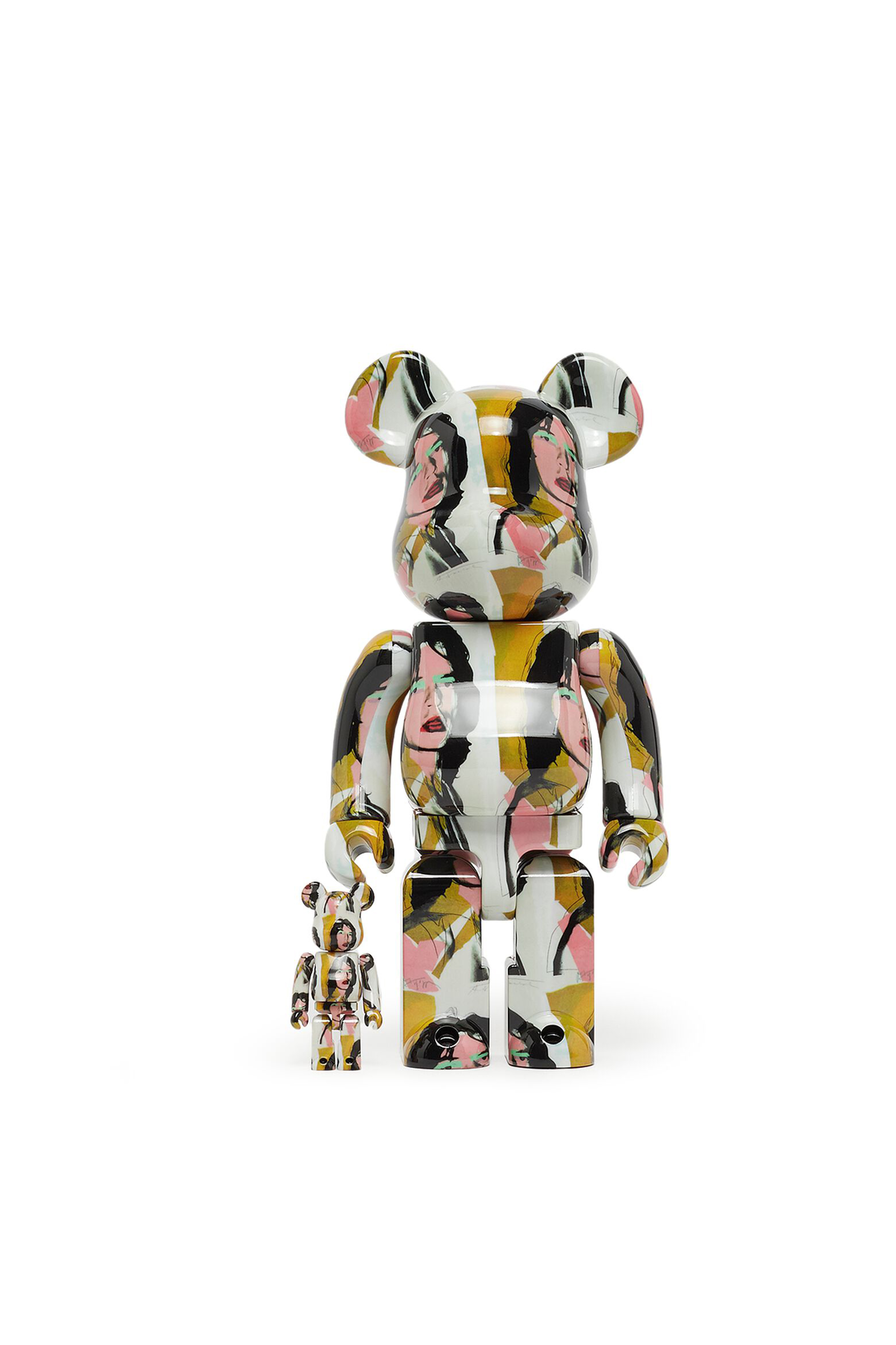 BE@RBRICK Andy Warhol Mick Jagger 100% &