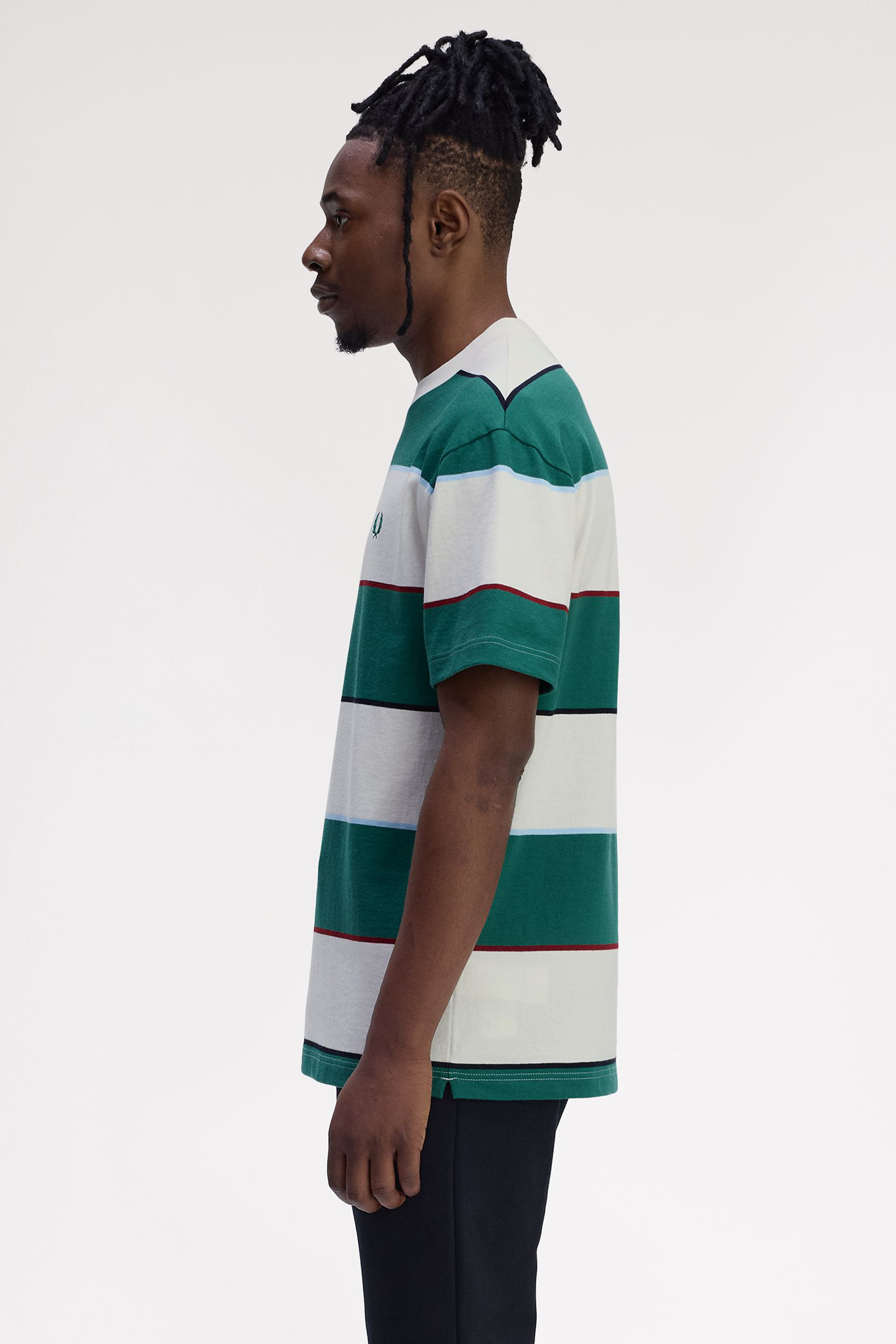 STRIPED RELAXED T-SHIRT thumbnail 7