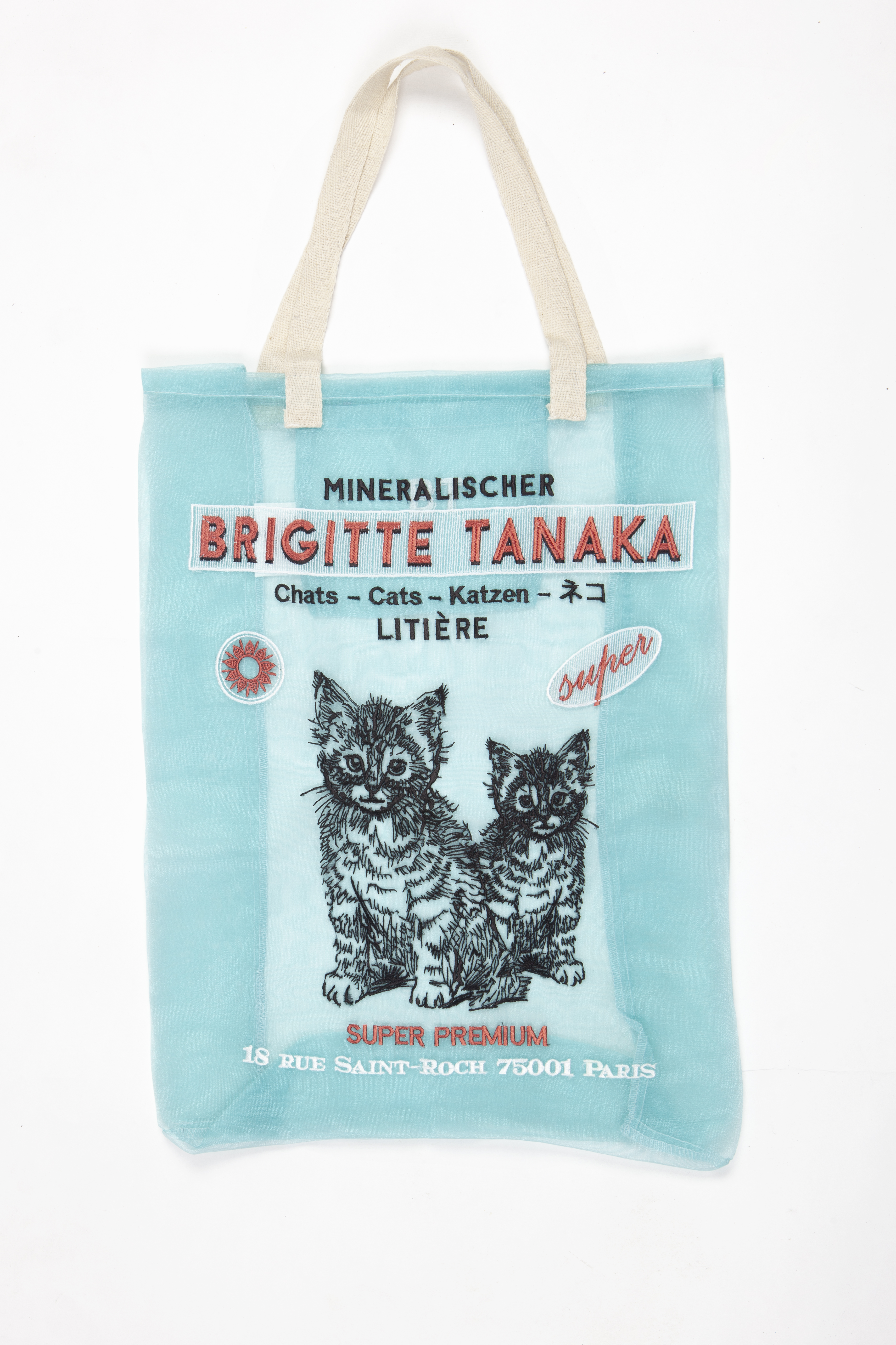 SAC CHAT BLEU MENTHE