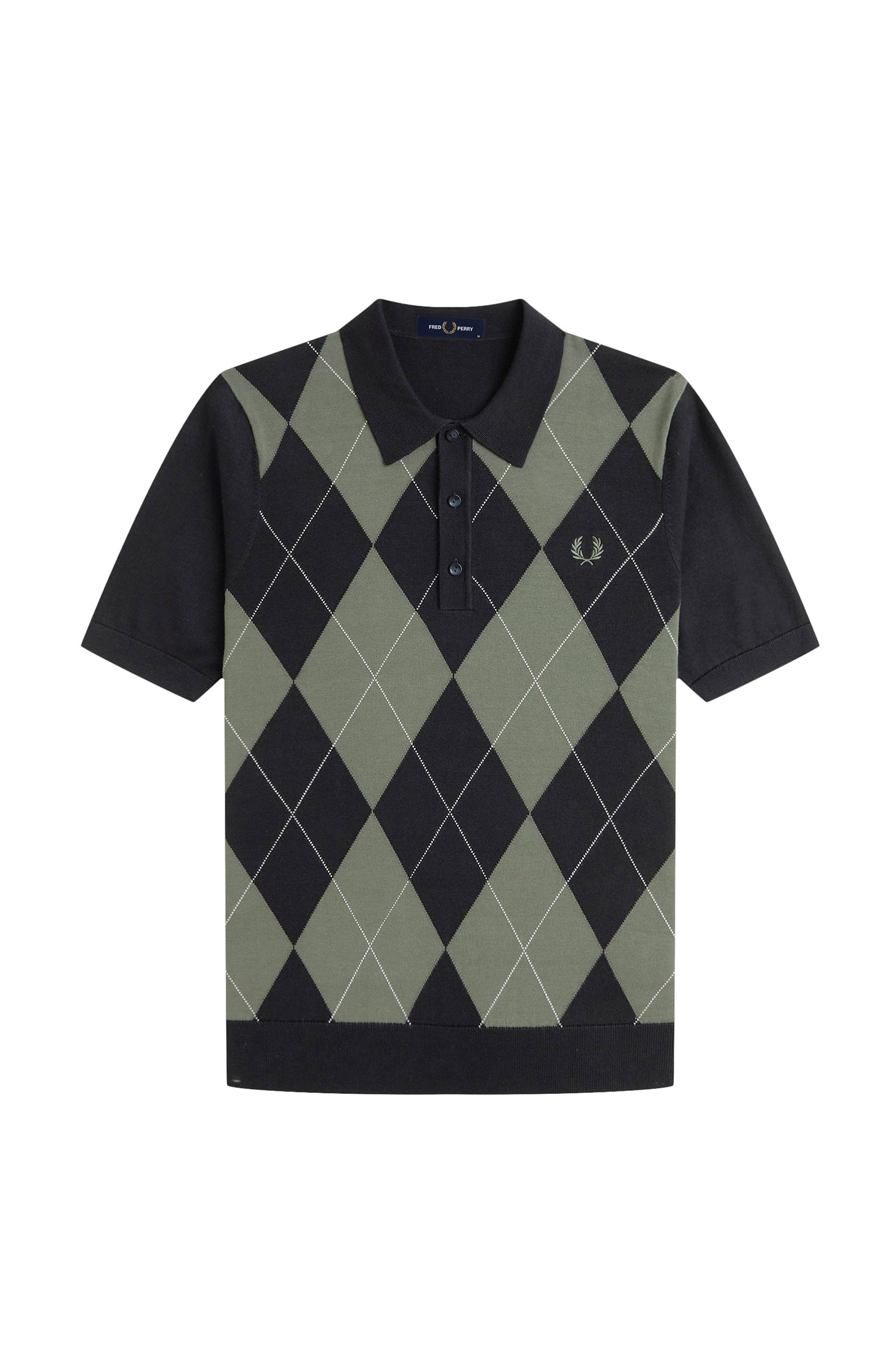 ARGYLE KNITTED SHIRT