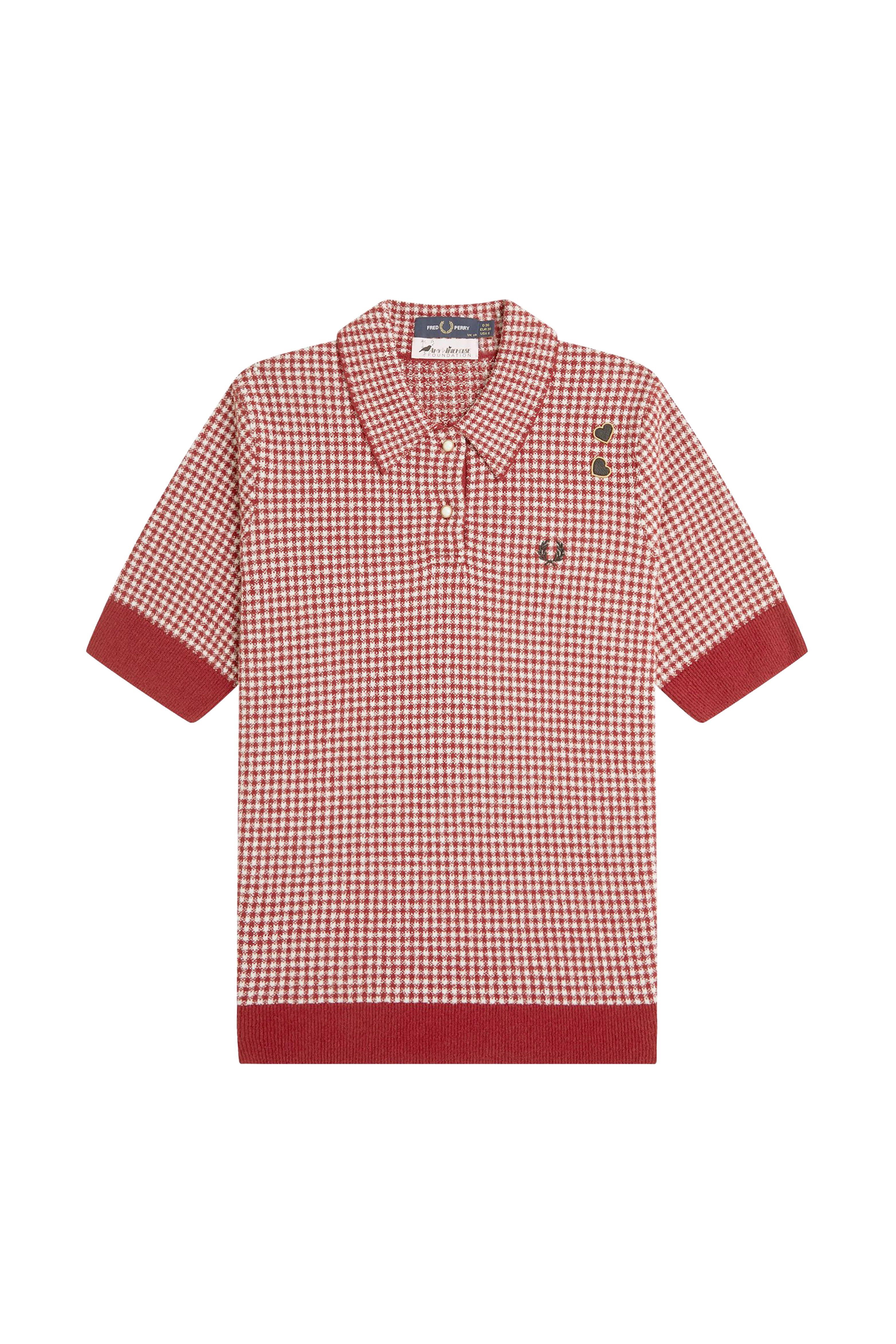 FRED PERRY WOMENS x AMY WINEHOUSE KINTTED SHIRT