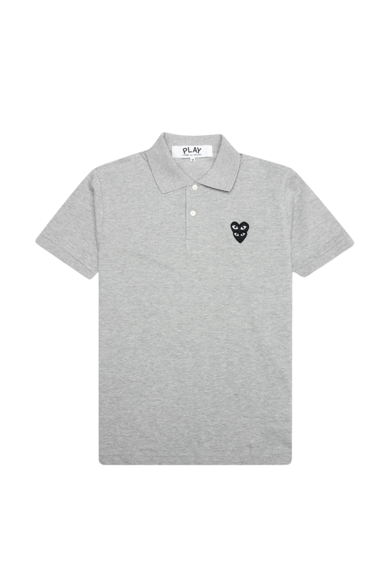MEN'S PLAY DOUBLE BLACK HEART POLO