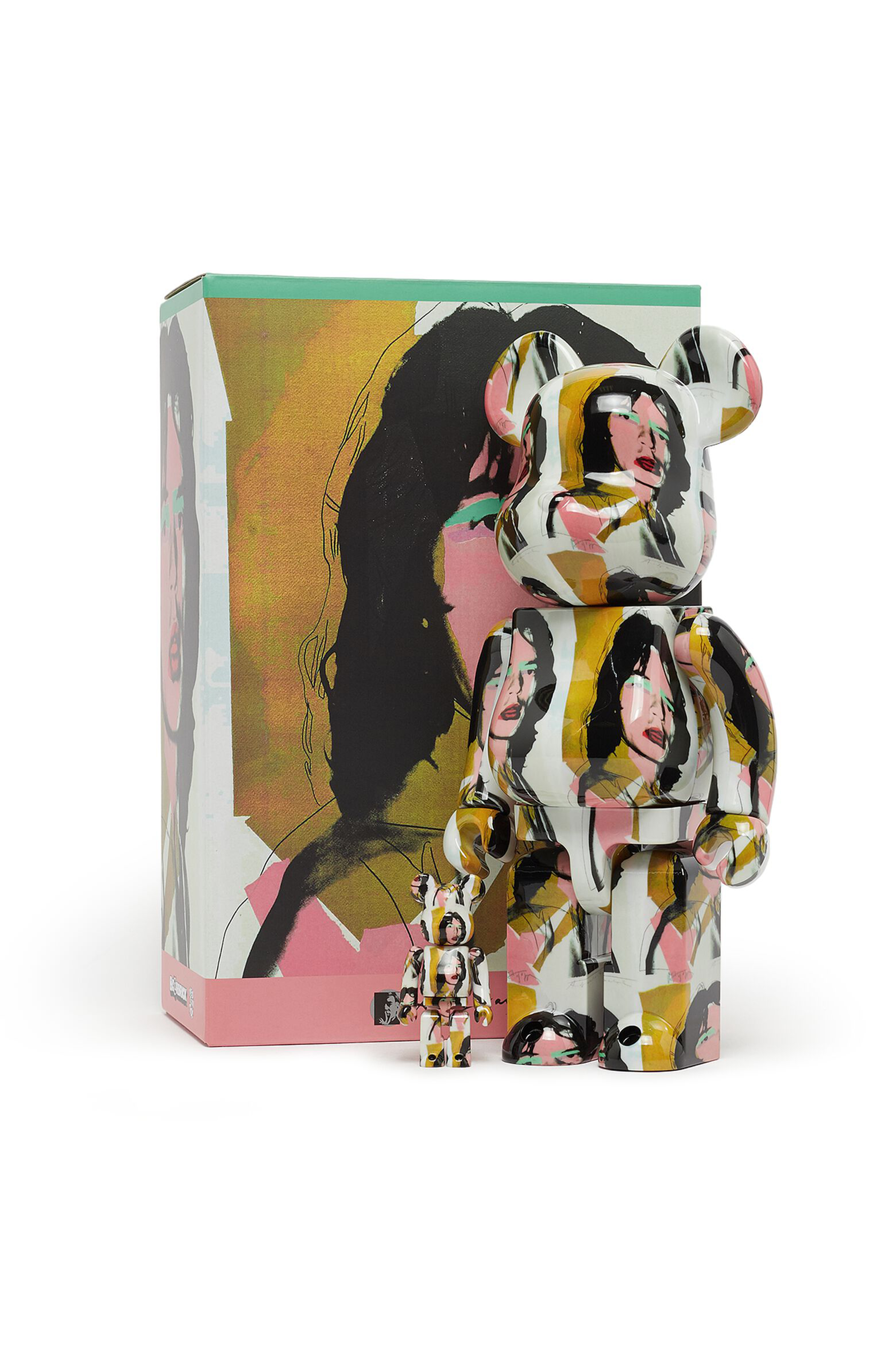 BE@RBRICK Andy Warhol Mick Jagger 100% & thumbnail 3