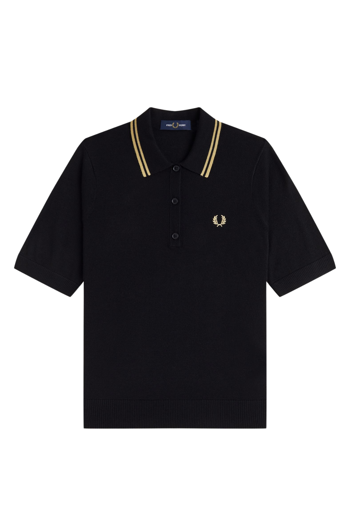 WOMEN'S TIPPED KNITTED SHIRT