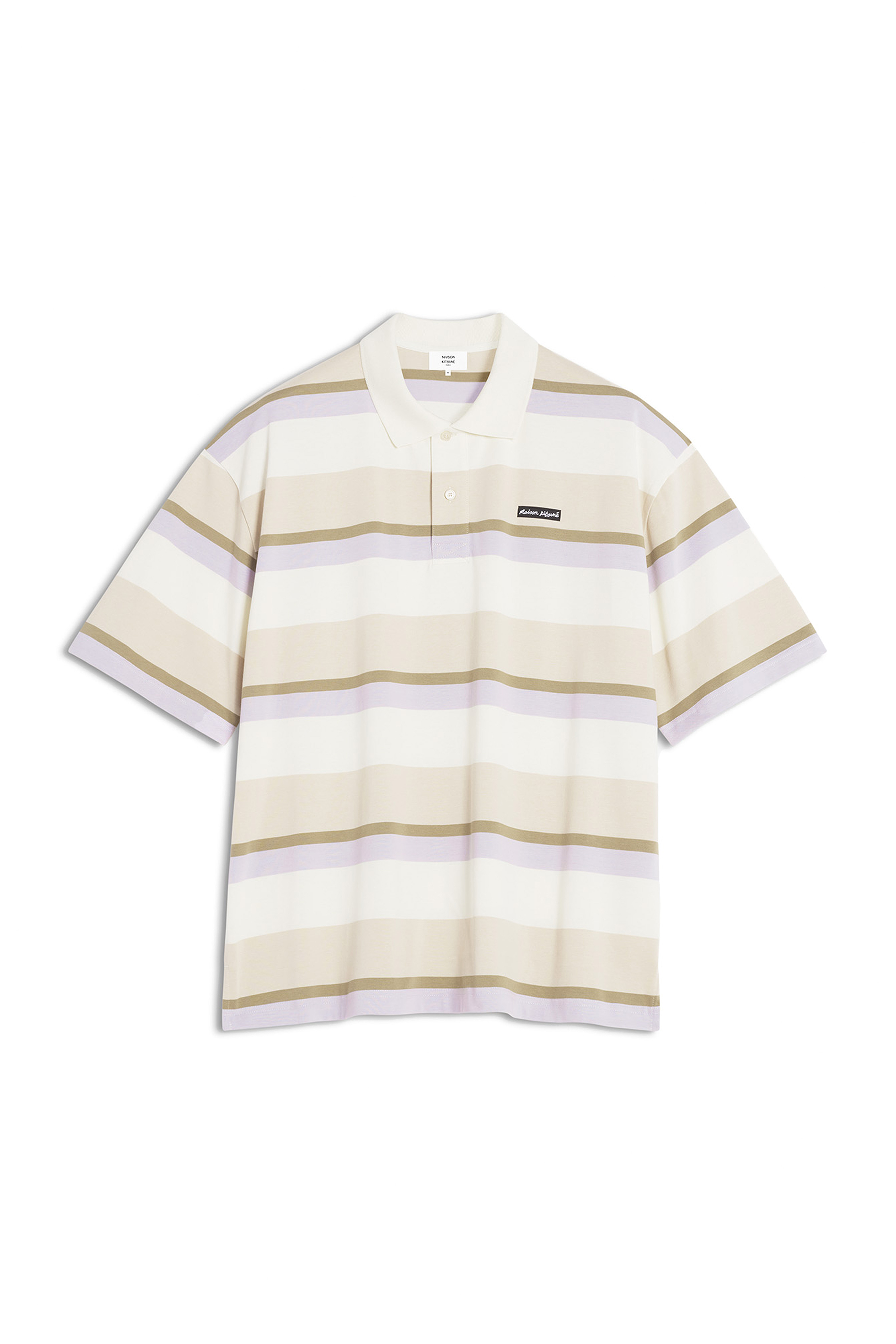 MENS ABSTRACT DAISY JACQUARD POLO SHIRT