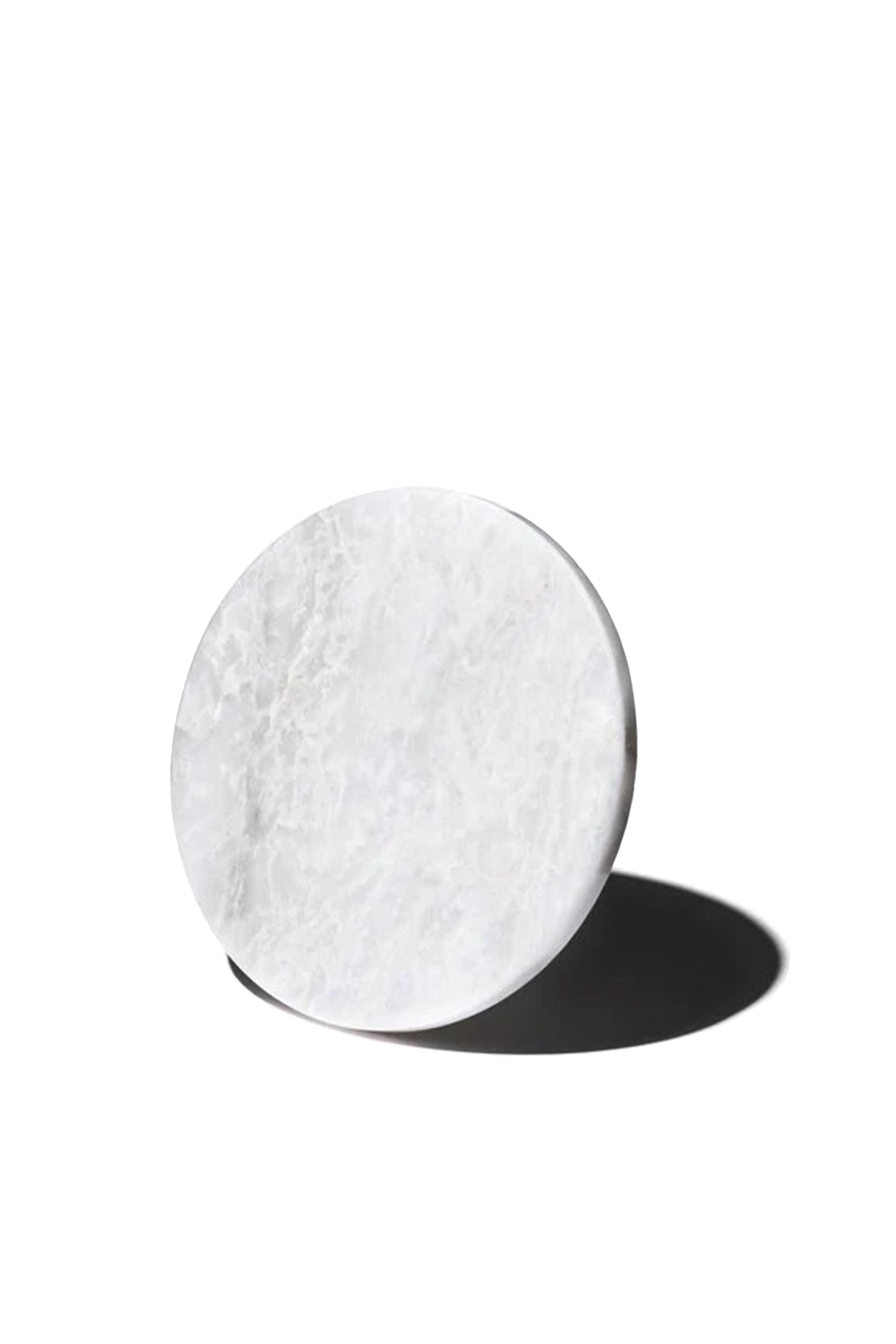 Candle Coaster white Marble_x000D_