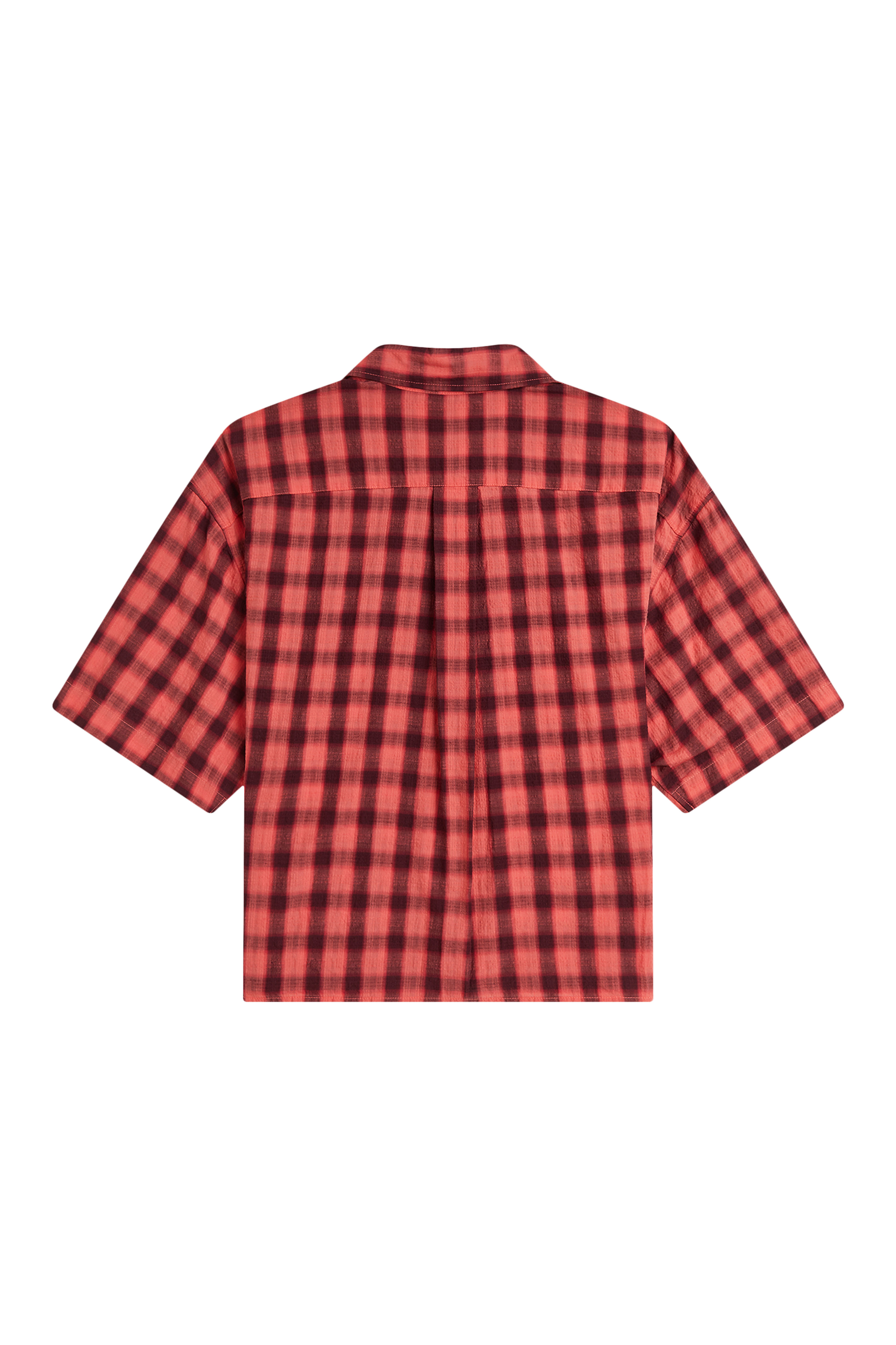 WOMEN'S TEXTURED CHECK SHORT SLEEVE SHIRT thumbnail 2