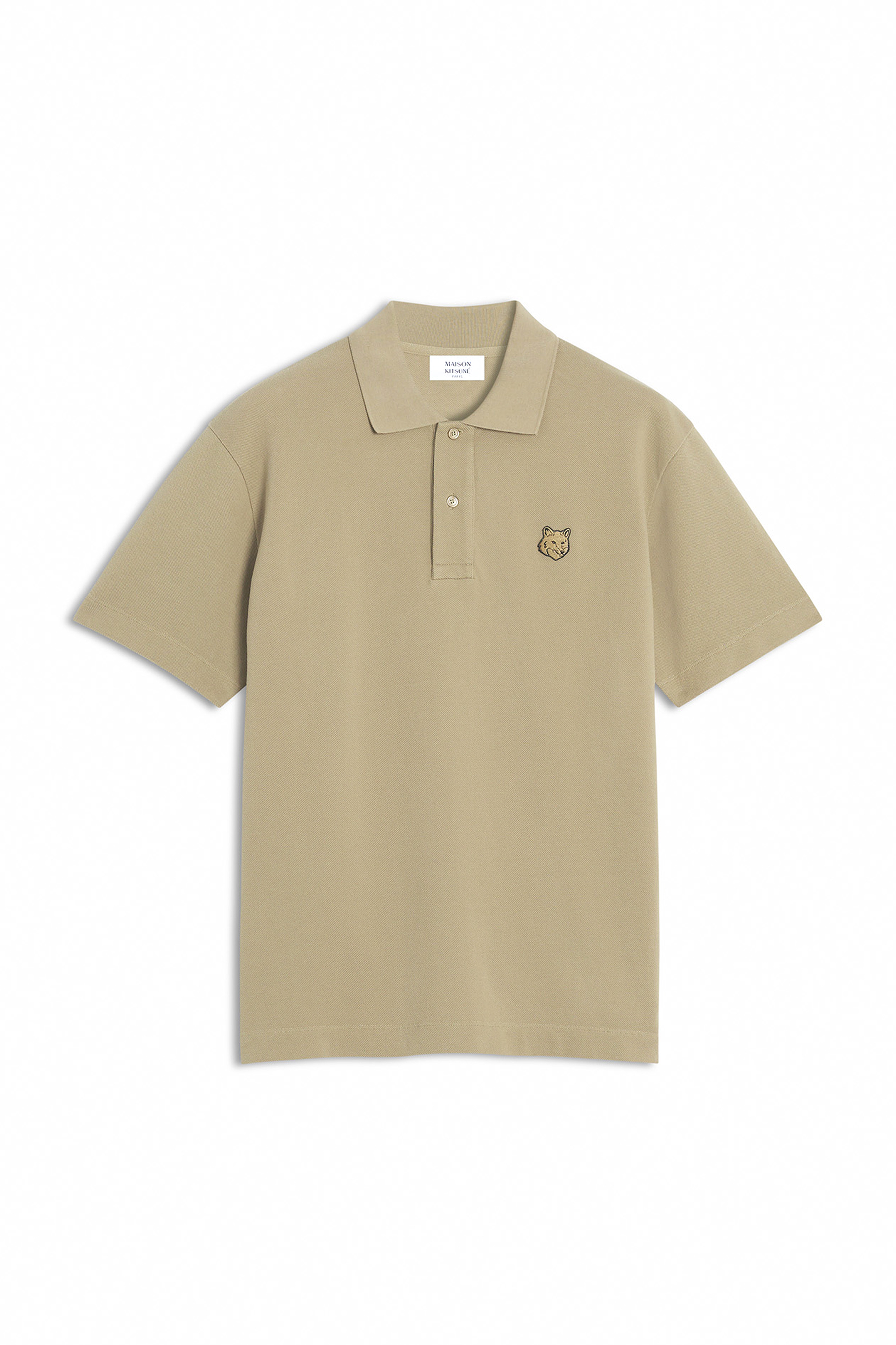MENS BOLD FOX HEAD PATCH POLO SHIRT