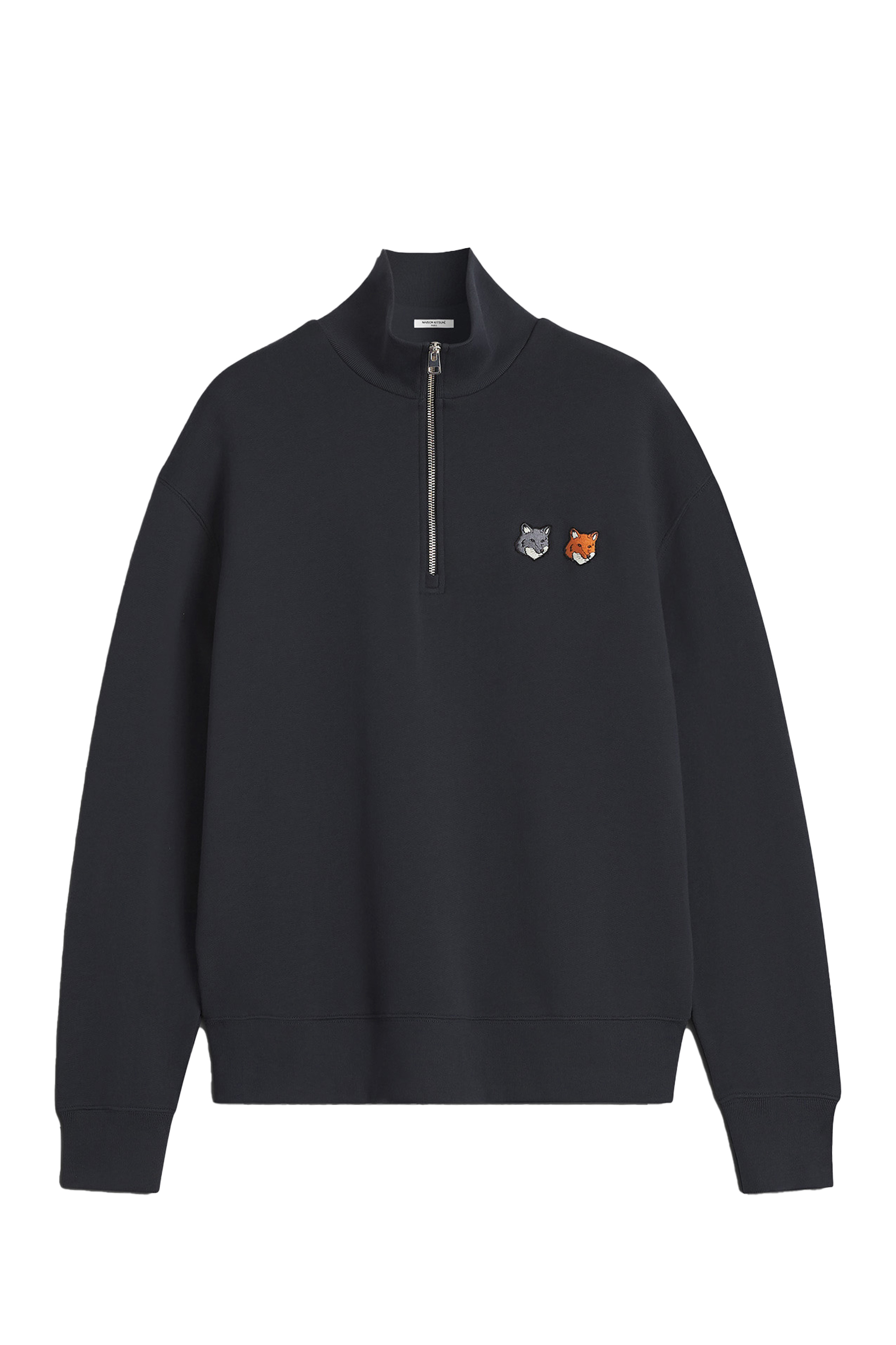 DOUBLE BOLD FOX HEAD HALF ZIP | Univers