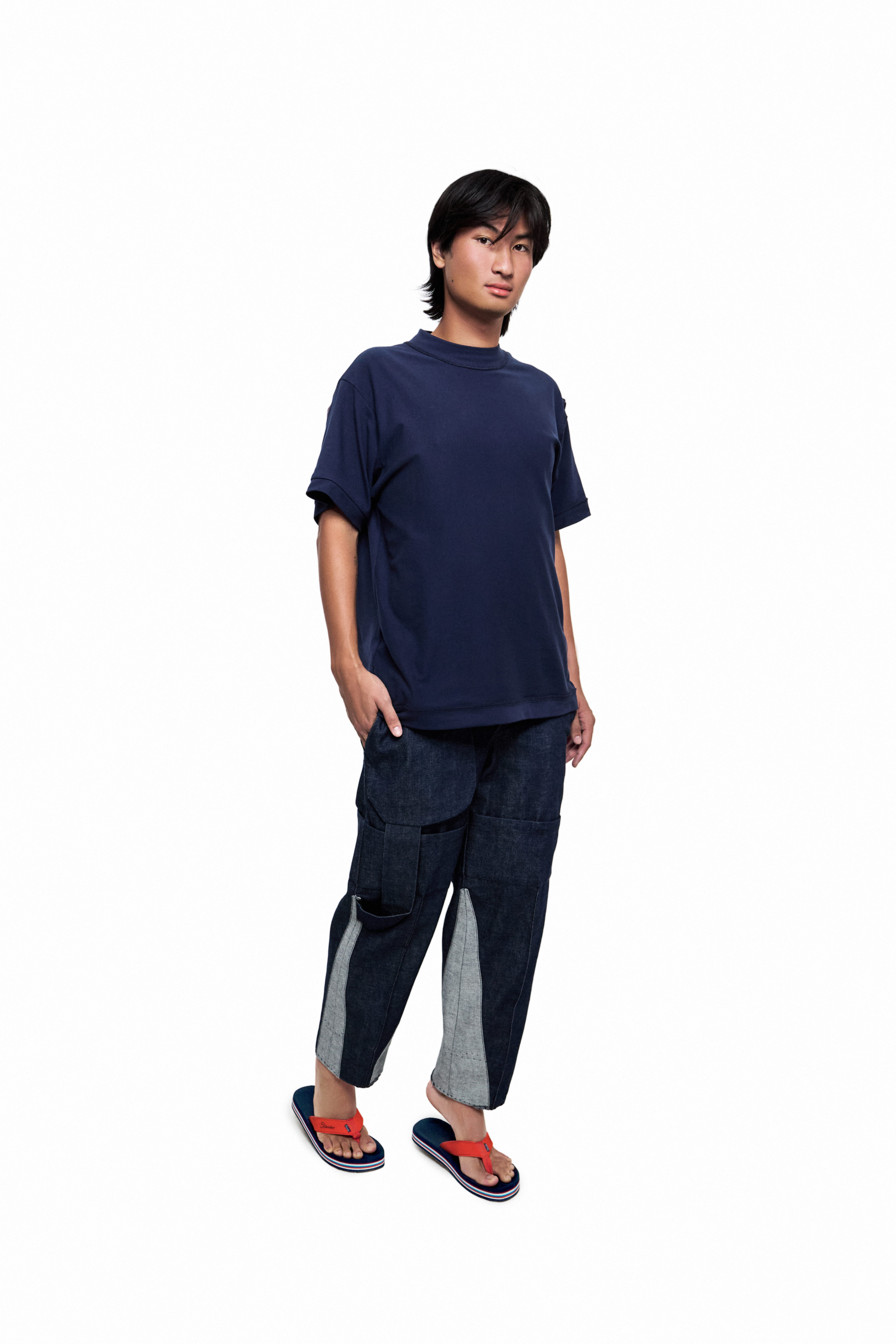 UNIVERS X CARL JAN CRUZ DESIGN DENIM SAGING JEANS thumbnail 3