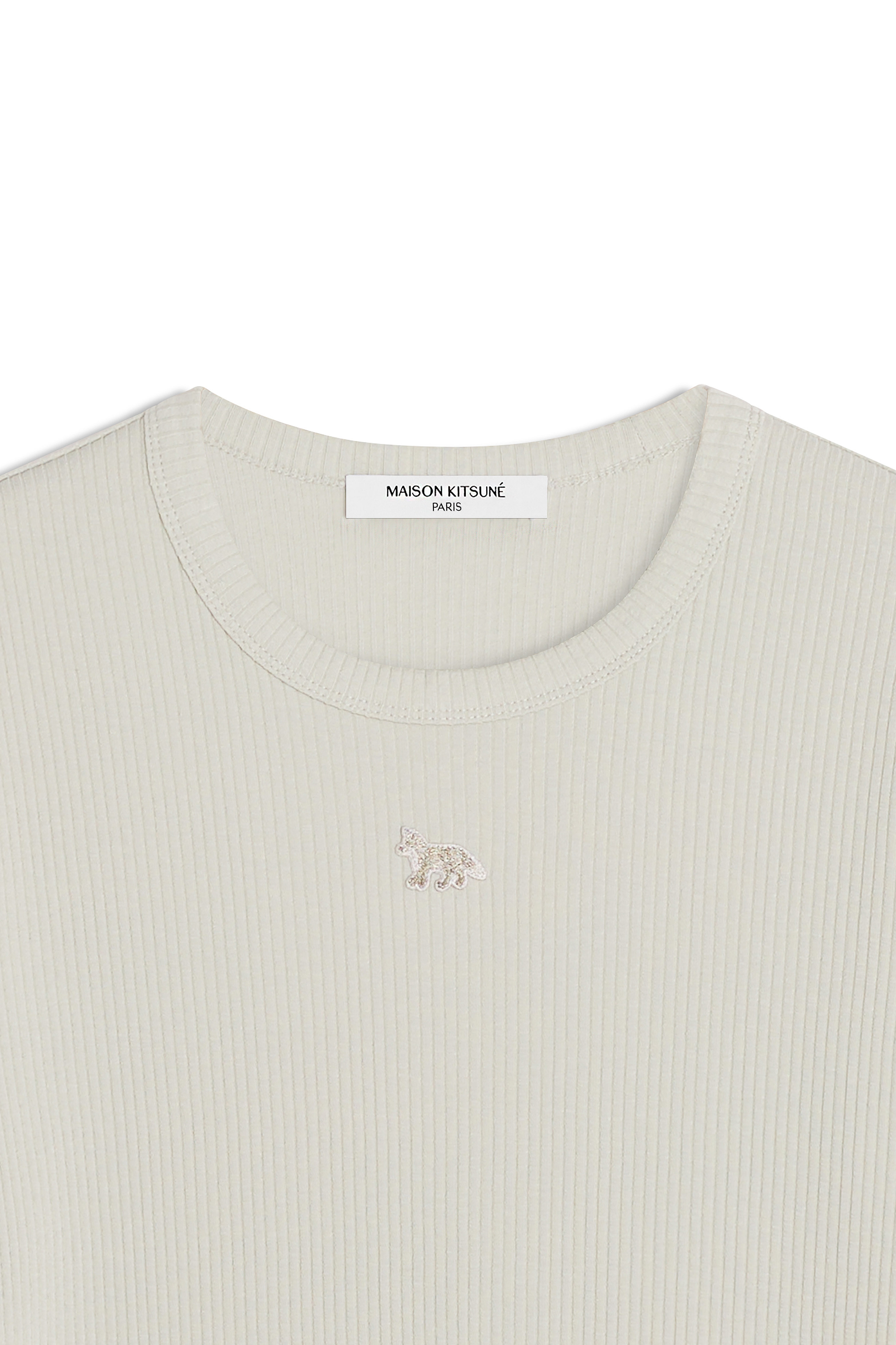 BABY FOX RIBBED FITTED T-SHIRT thumbnail 3