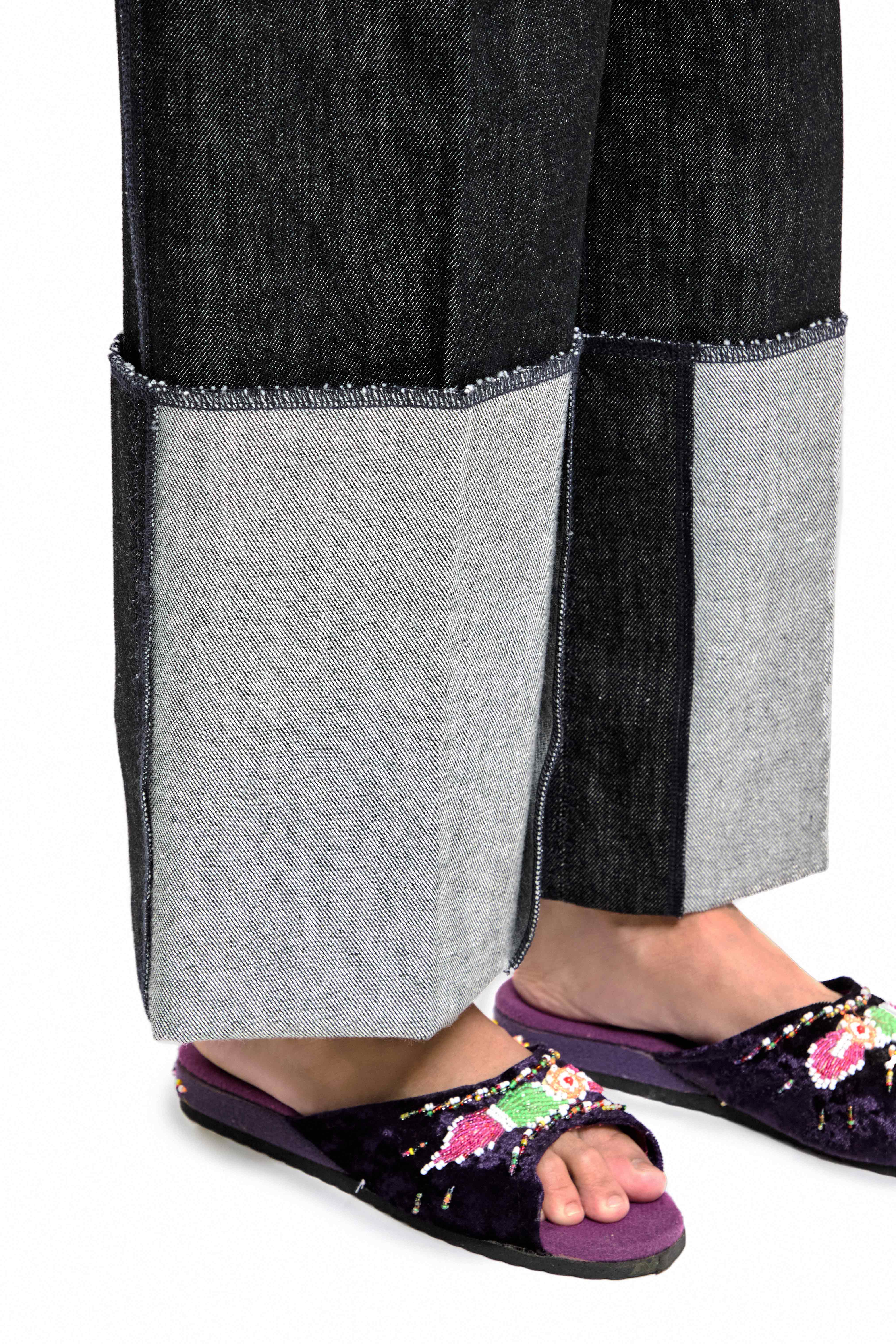 UNIVERS X CARL JAN CRUZ UNISEX FREE CUFF JEANS thumbnail 8
